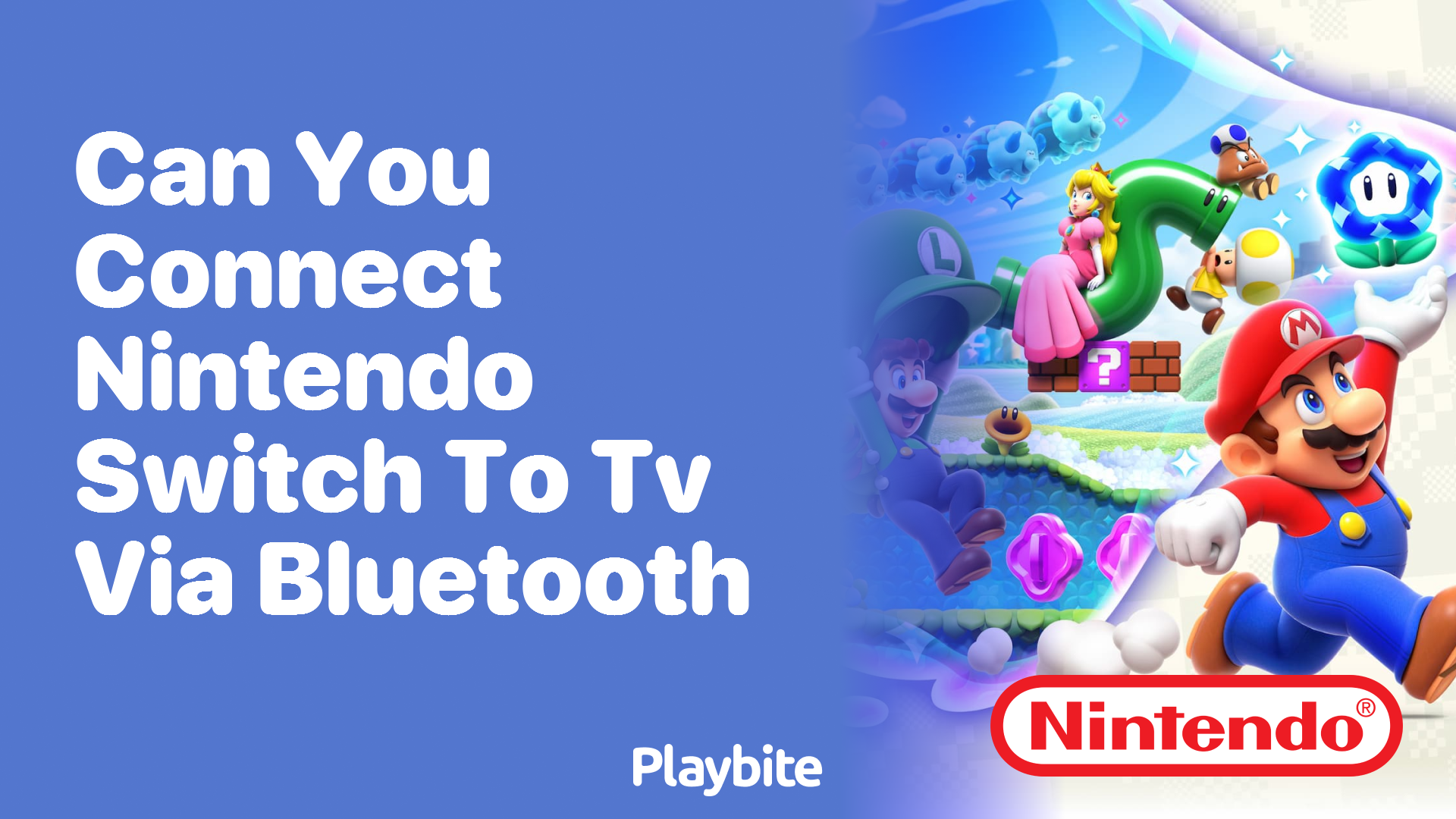 Can you bluetooth nintendo switch to deals tv