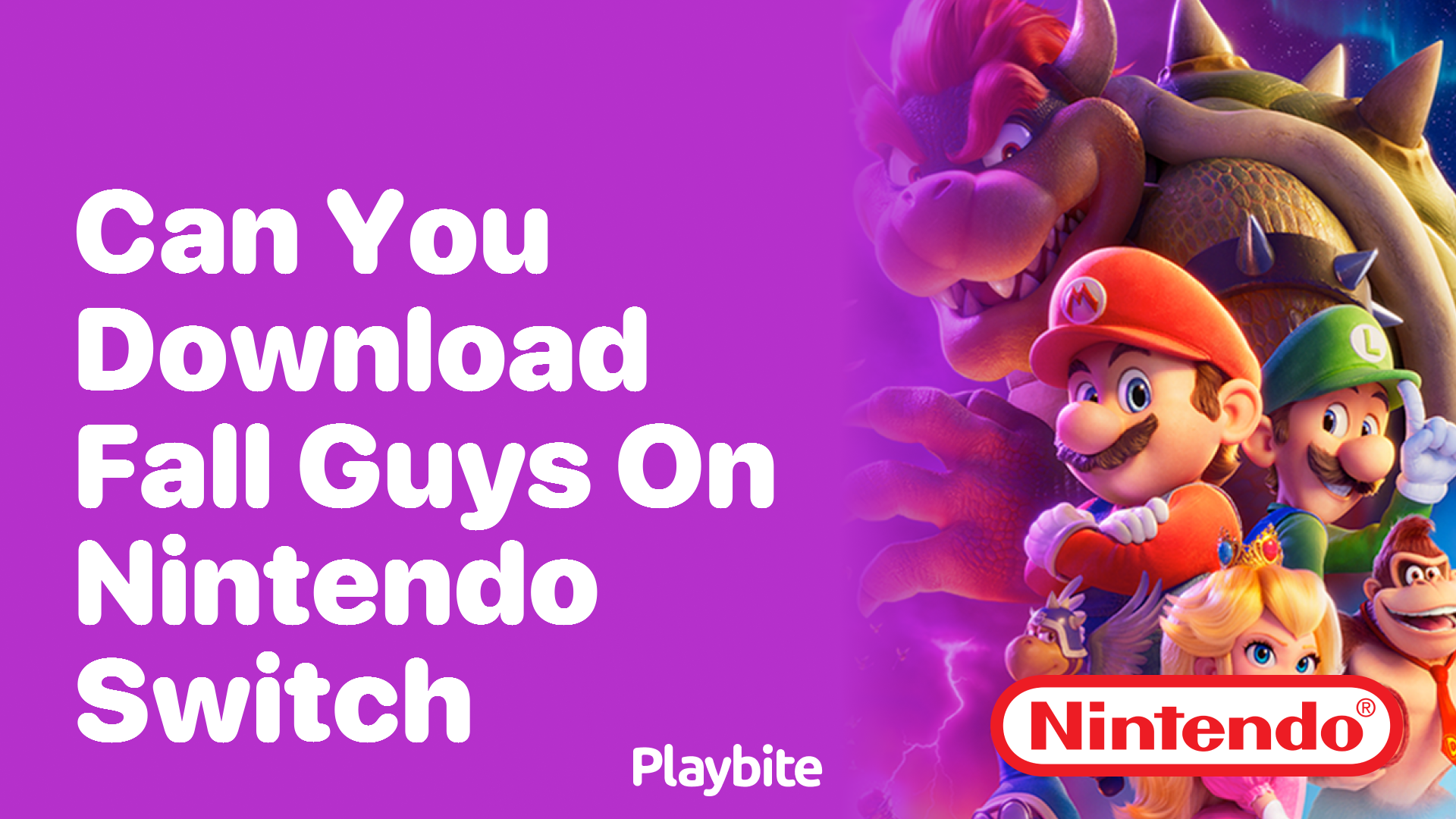 Can You Download Fall Guys on Nintendo Switch? - Playbite