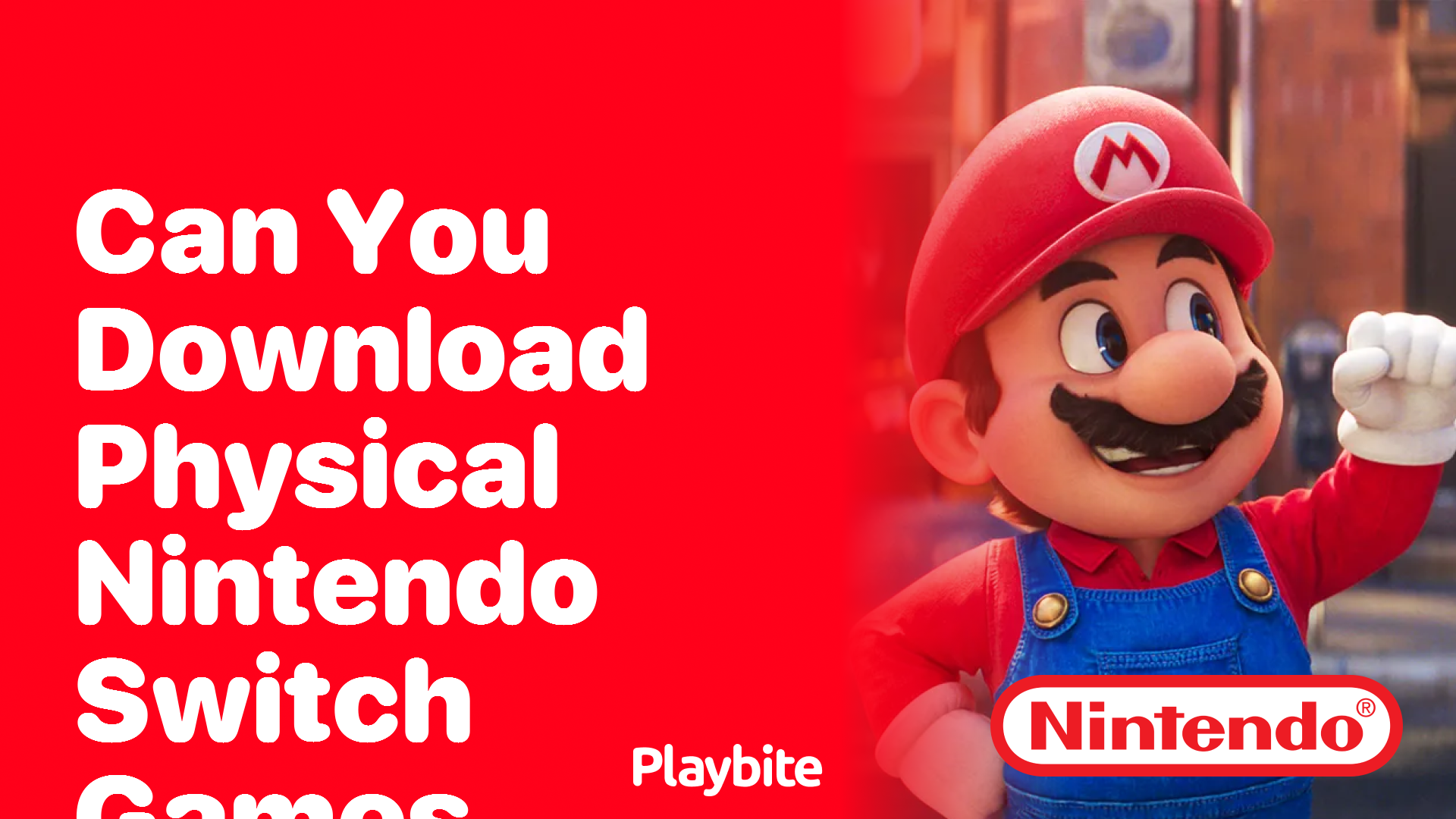 Can You Download Physical Nintendo Switch Games Playbite