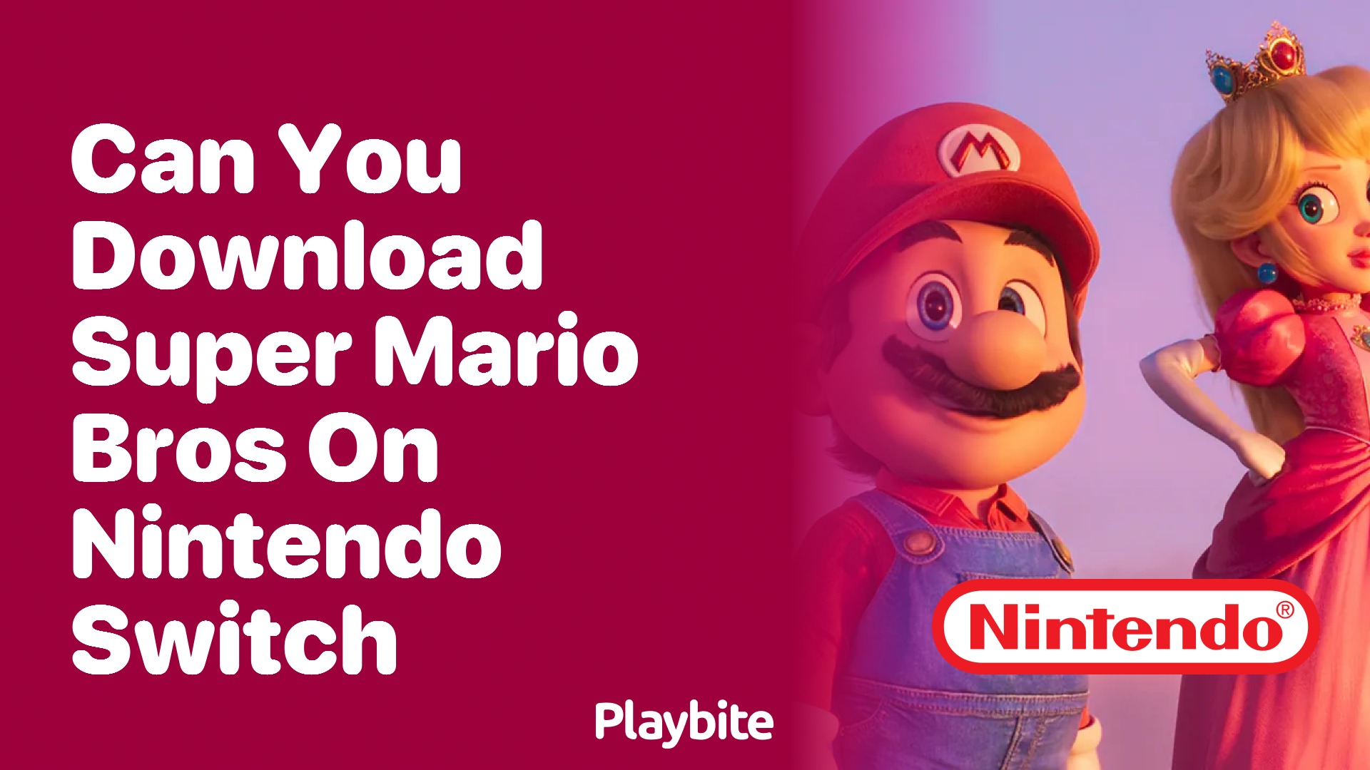 Can You Download Super Mario Bros on Nintendo Switch Playbite