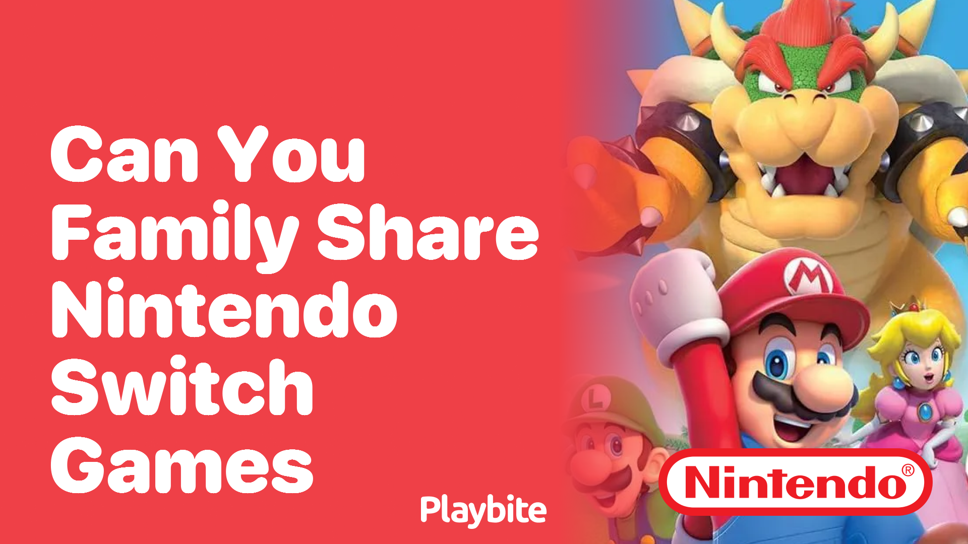 Nintendo family sale game sharing