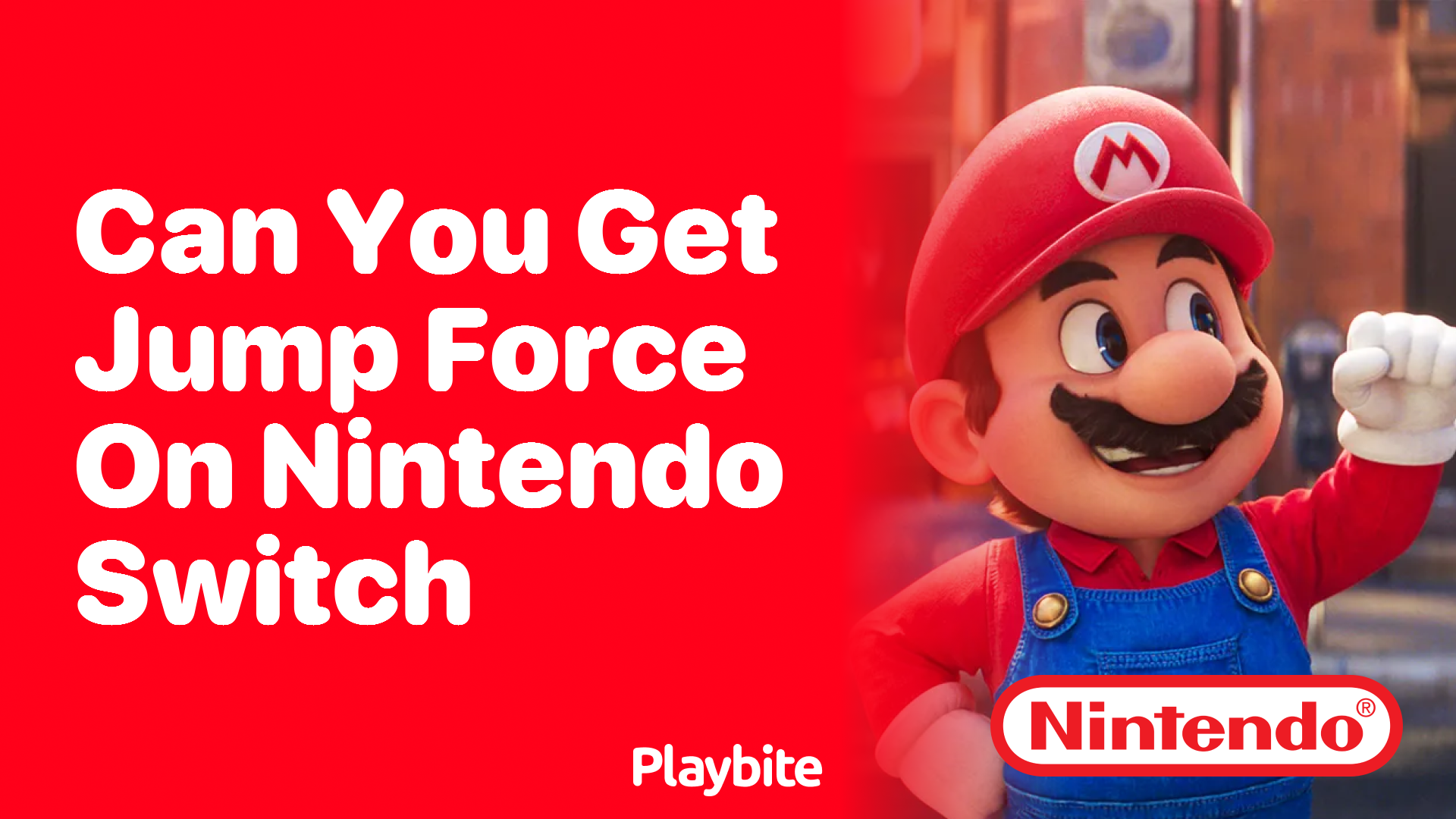 Can you get jump best sale force on nintendo switch