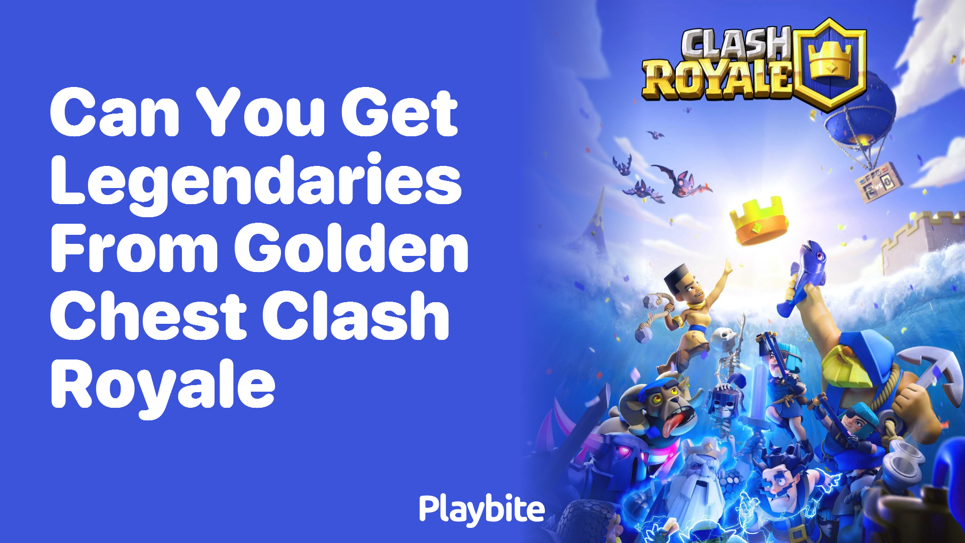 Can You Get Legendaries from Golden Chests in Clash Royale?