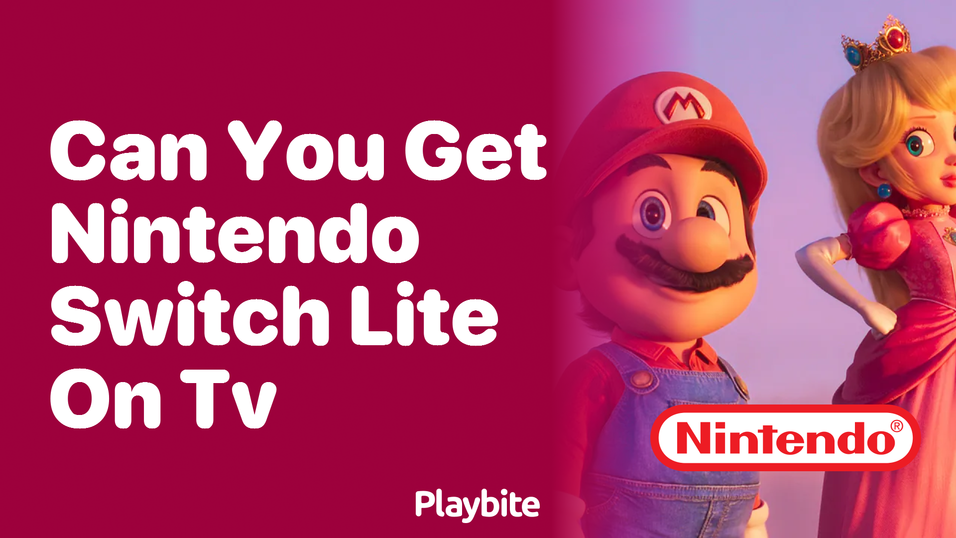 Can you play on deals tv with nintendo switch lite