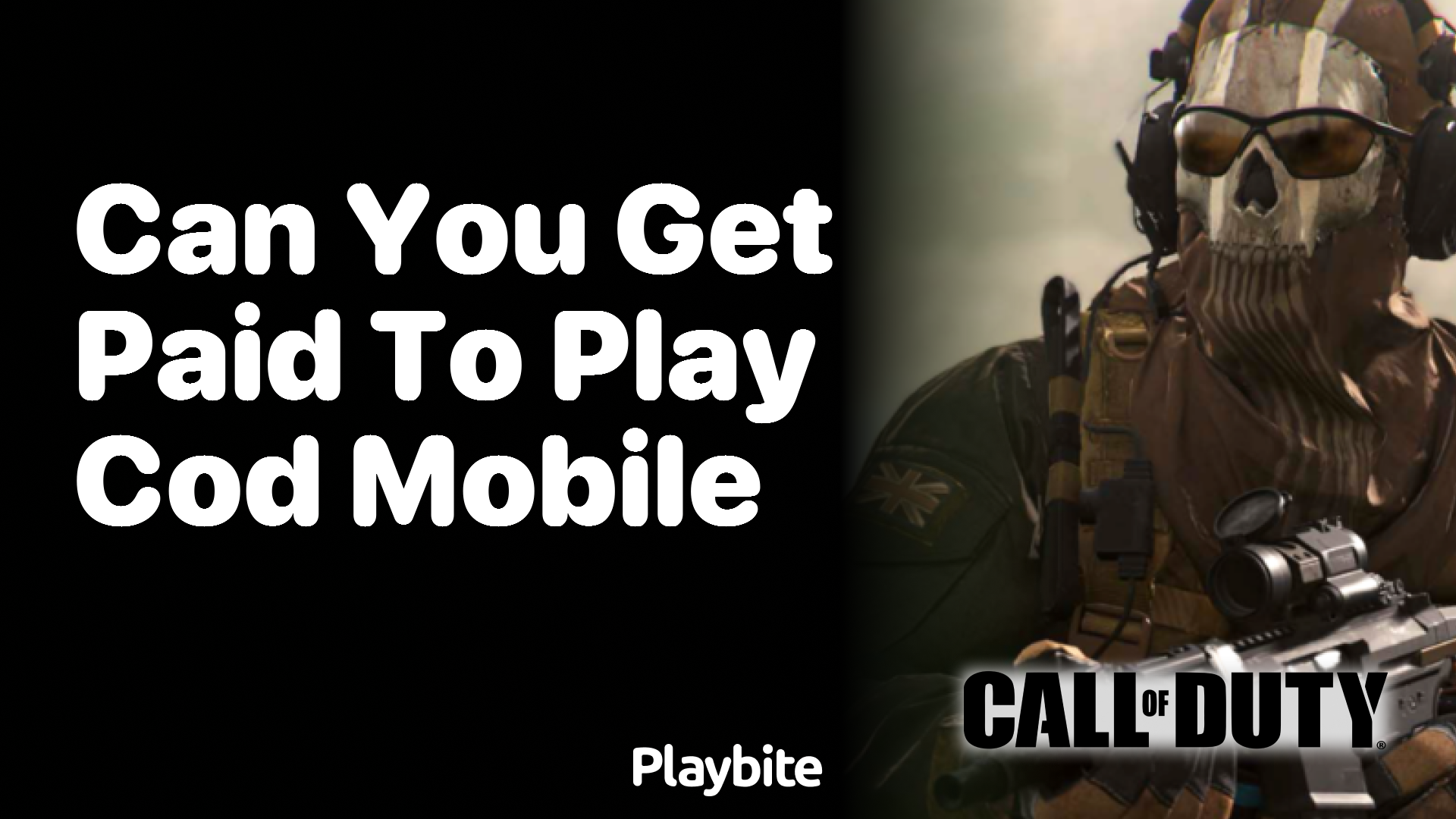 Can I get paid to play Call of Duty?