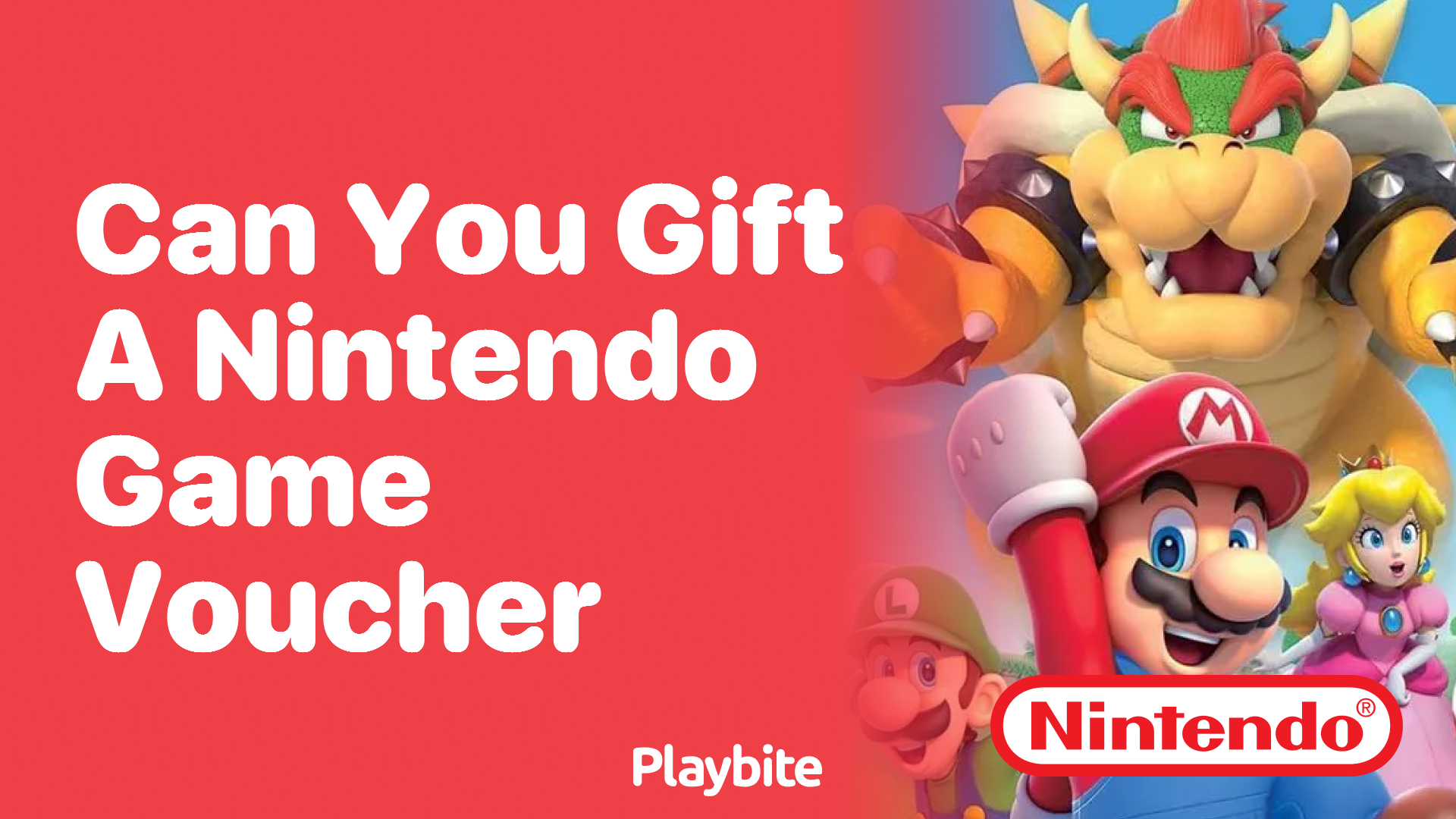 Can You Gift a Nintendo Game Voucher? - Playbite