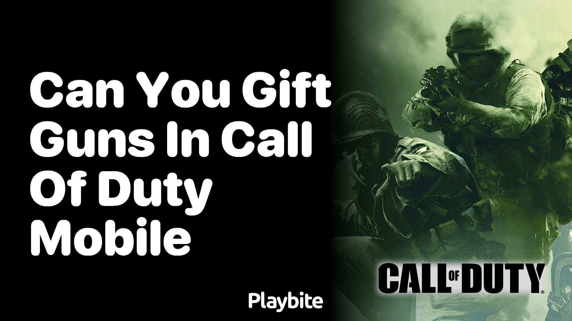 Can You Gift Guns in Call of Duty Mobile?