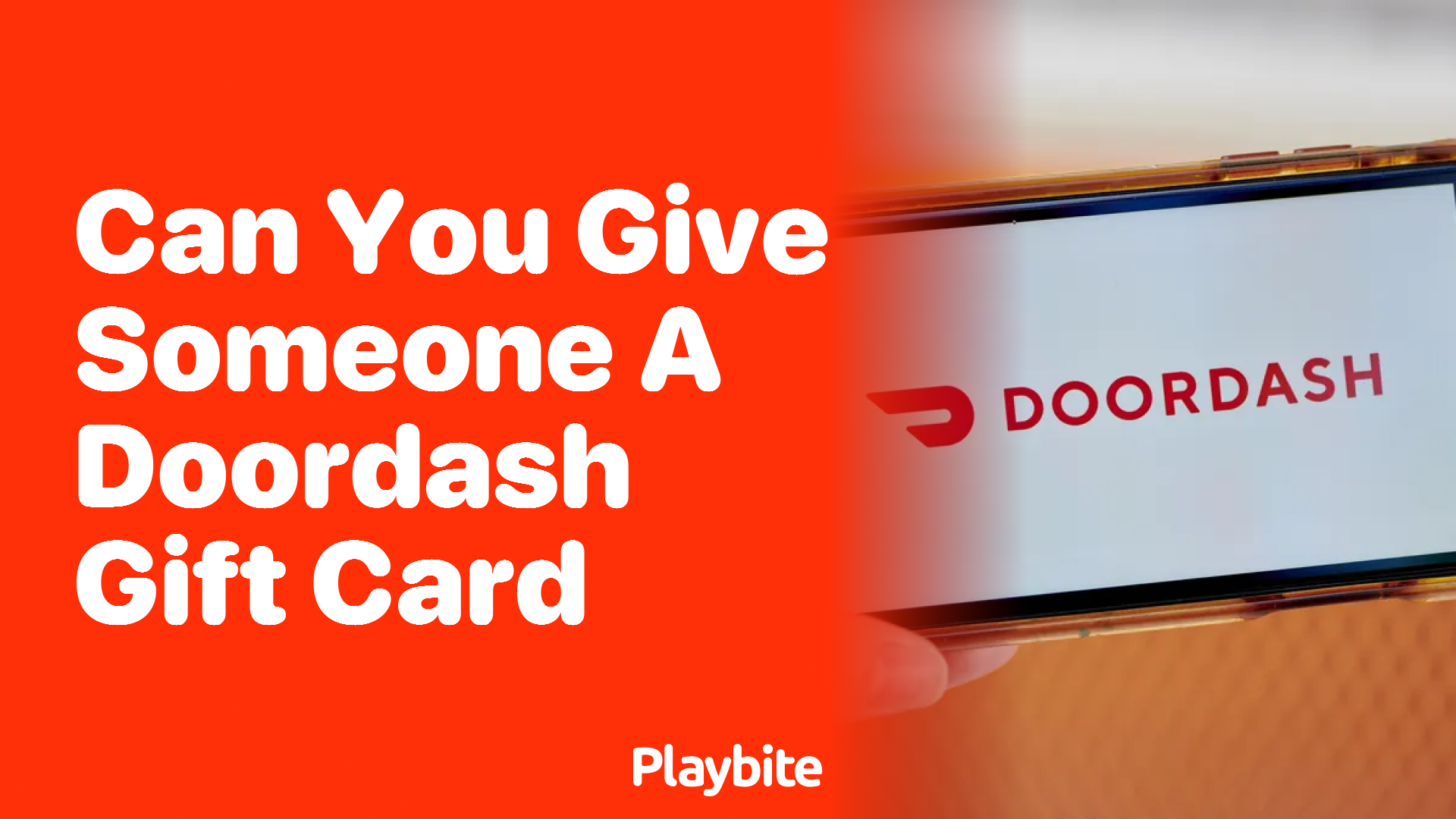 Can You Give Someone a DoorDash Gift Card?