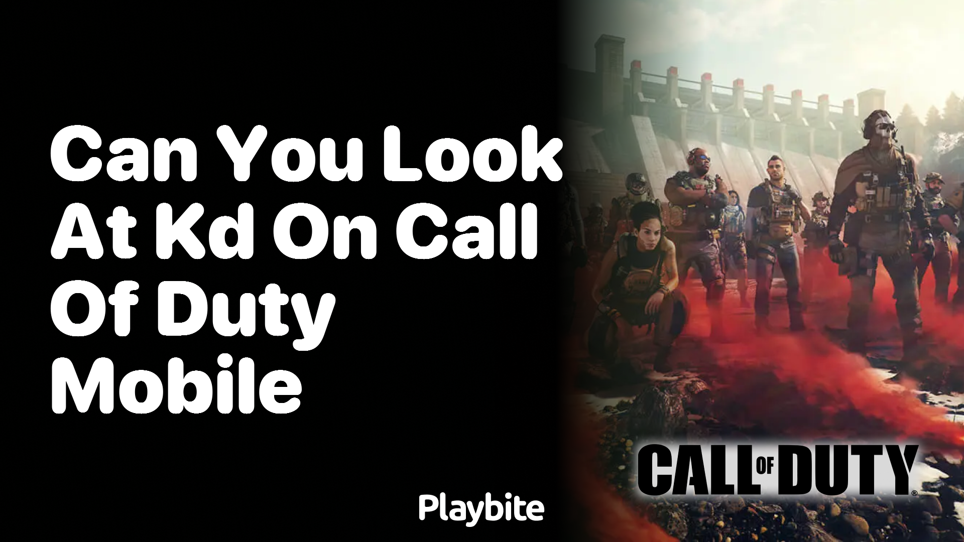 Can You Look at KD on Call of Duty Mobile?