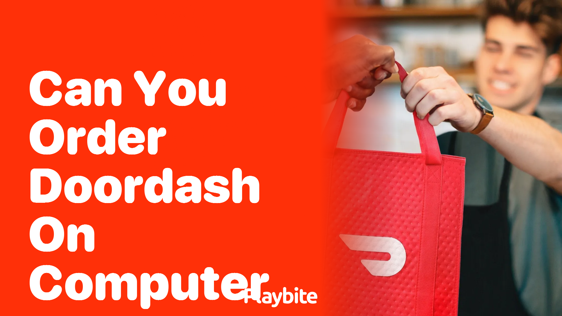 Can You Order DoorDash on Your Computer?