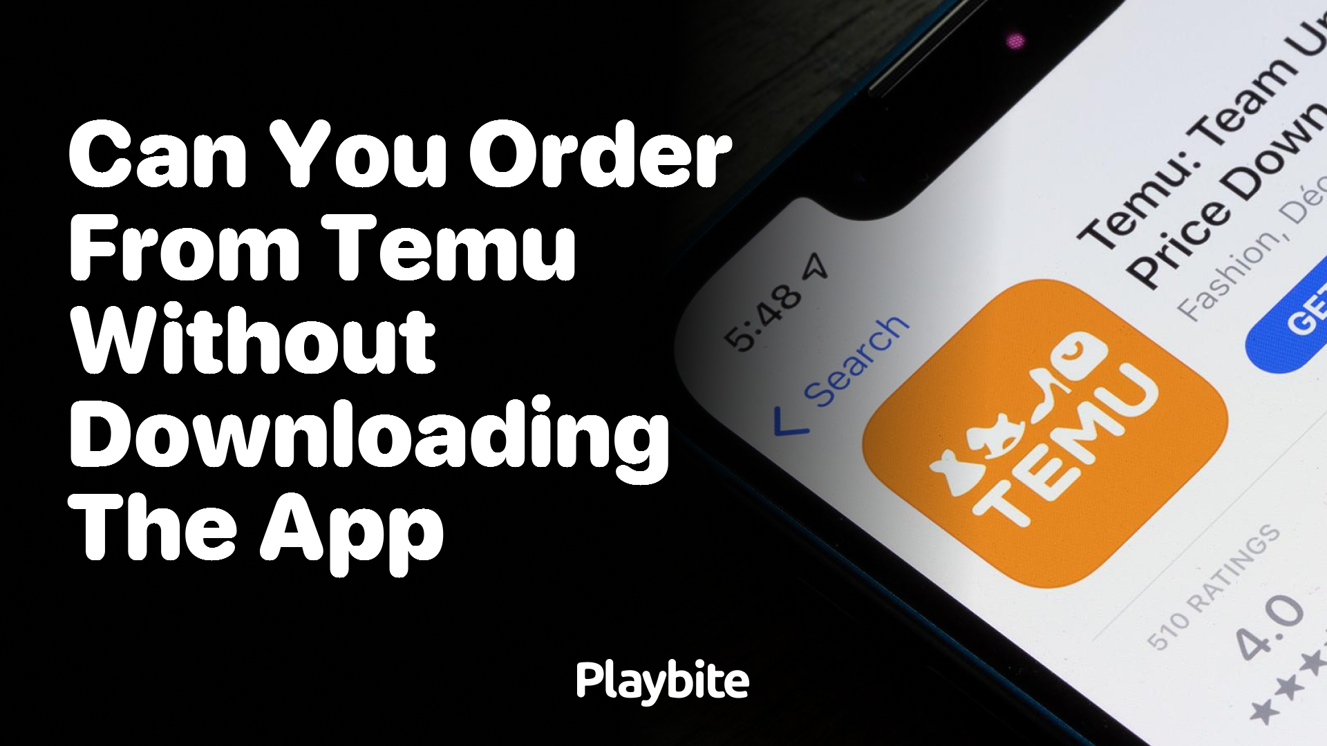 Can You Order from Temu Without Downloading the App?