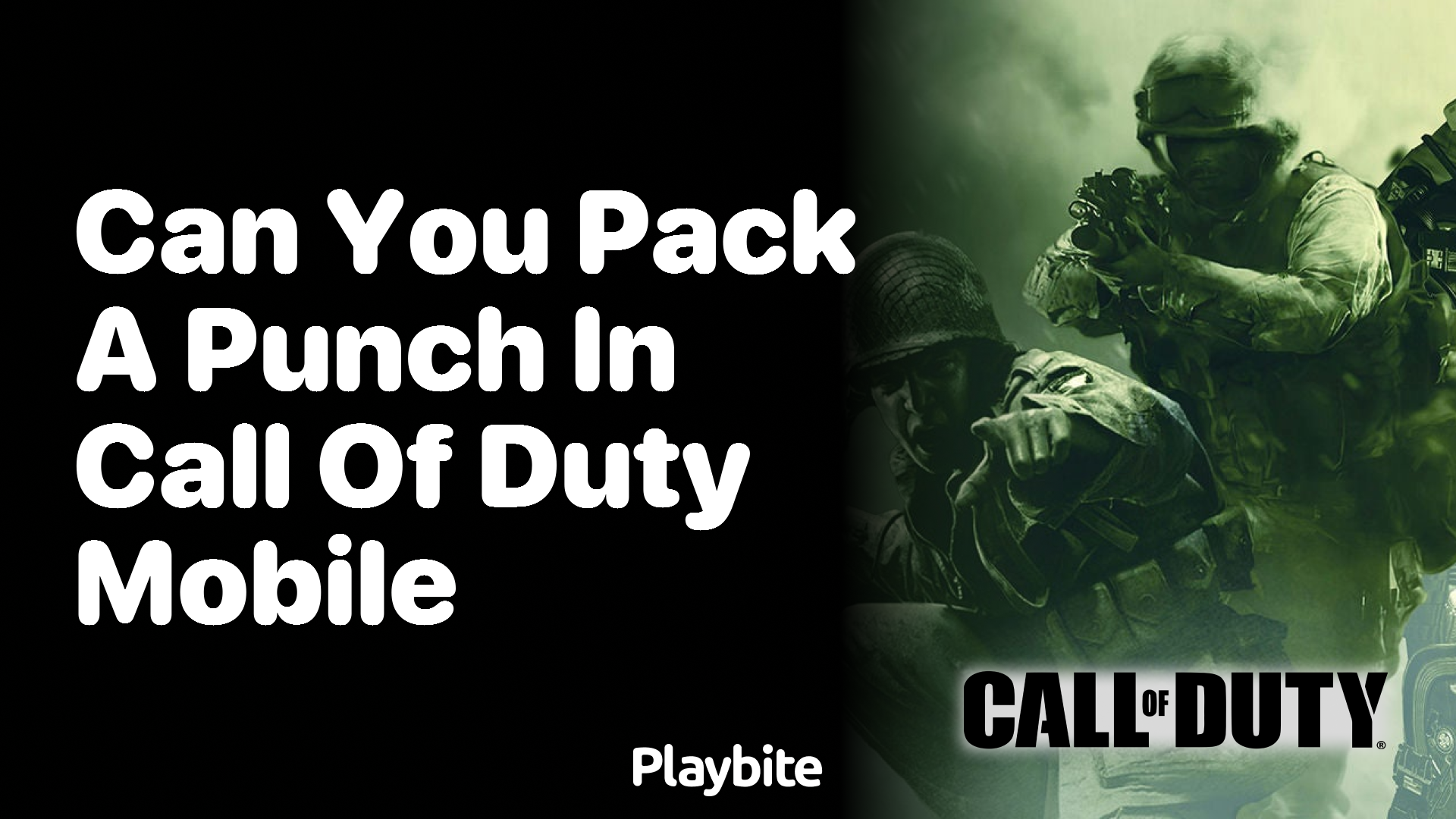 Can You Pack a Punch in Call of Duty Mobile?