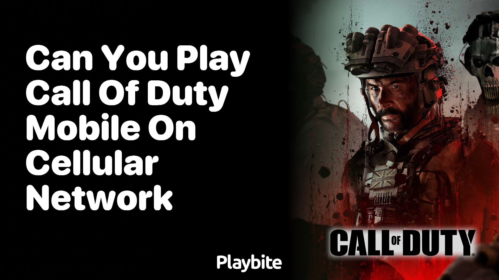 Can You Play Call of Duty Mobile on a Cellular Network?