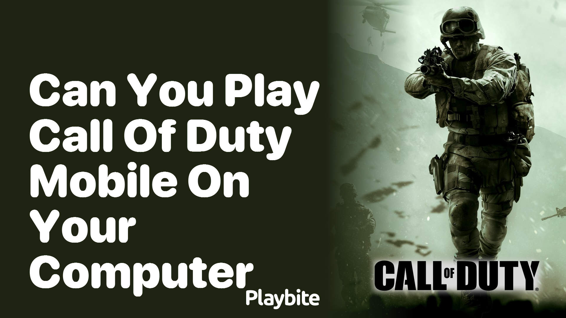 Can You Play Call of Duty Mobile on Your Computer?