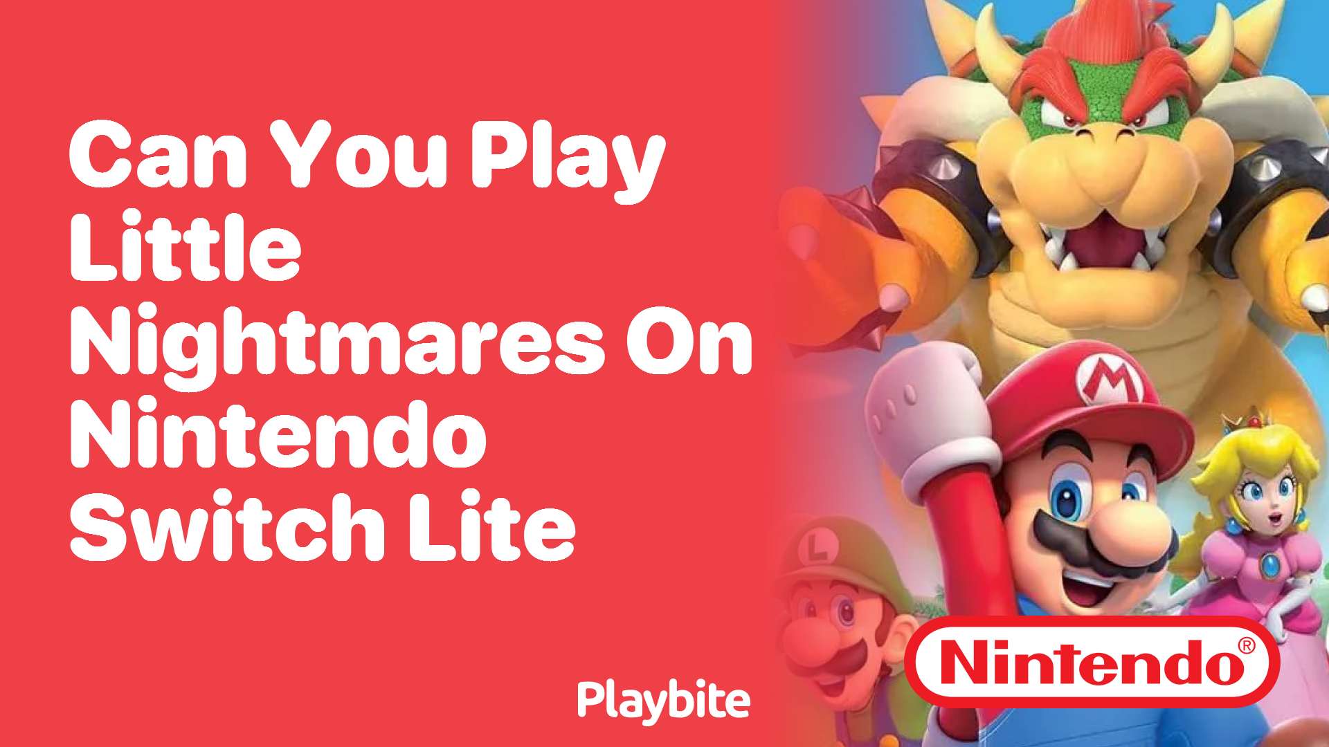 Can You Play Little Nightmares on Nintendo Switch Lite? - Playbite