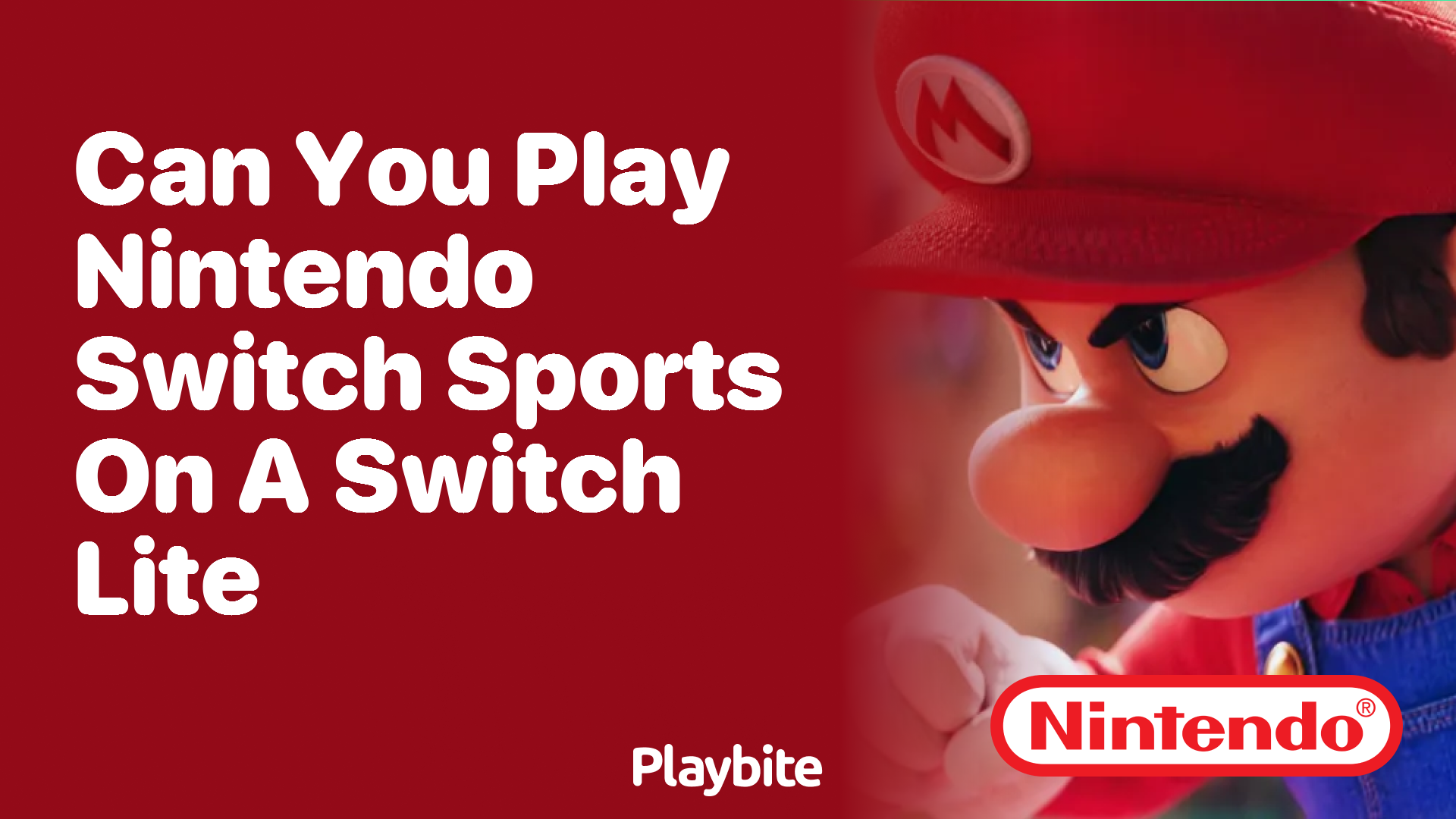 Can You Play Nintendo Switch Sports on a Switch Lite? - Playbite