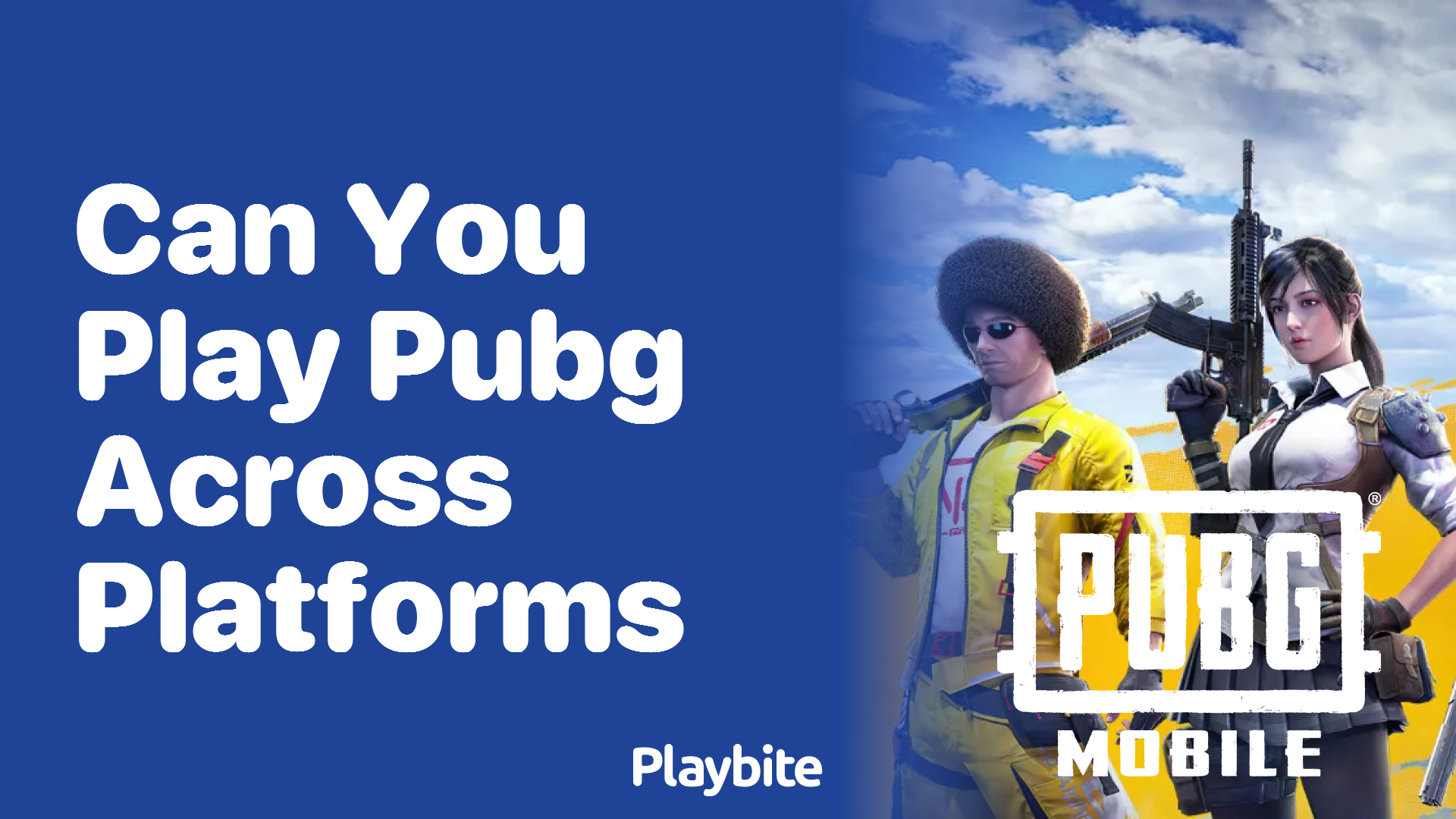 Can You Play PUBG Across Platforms?