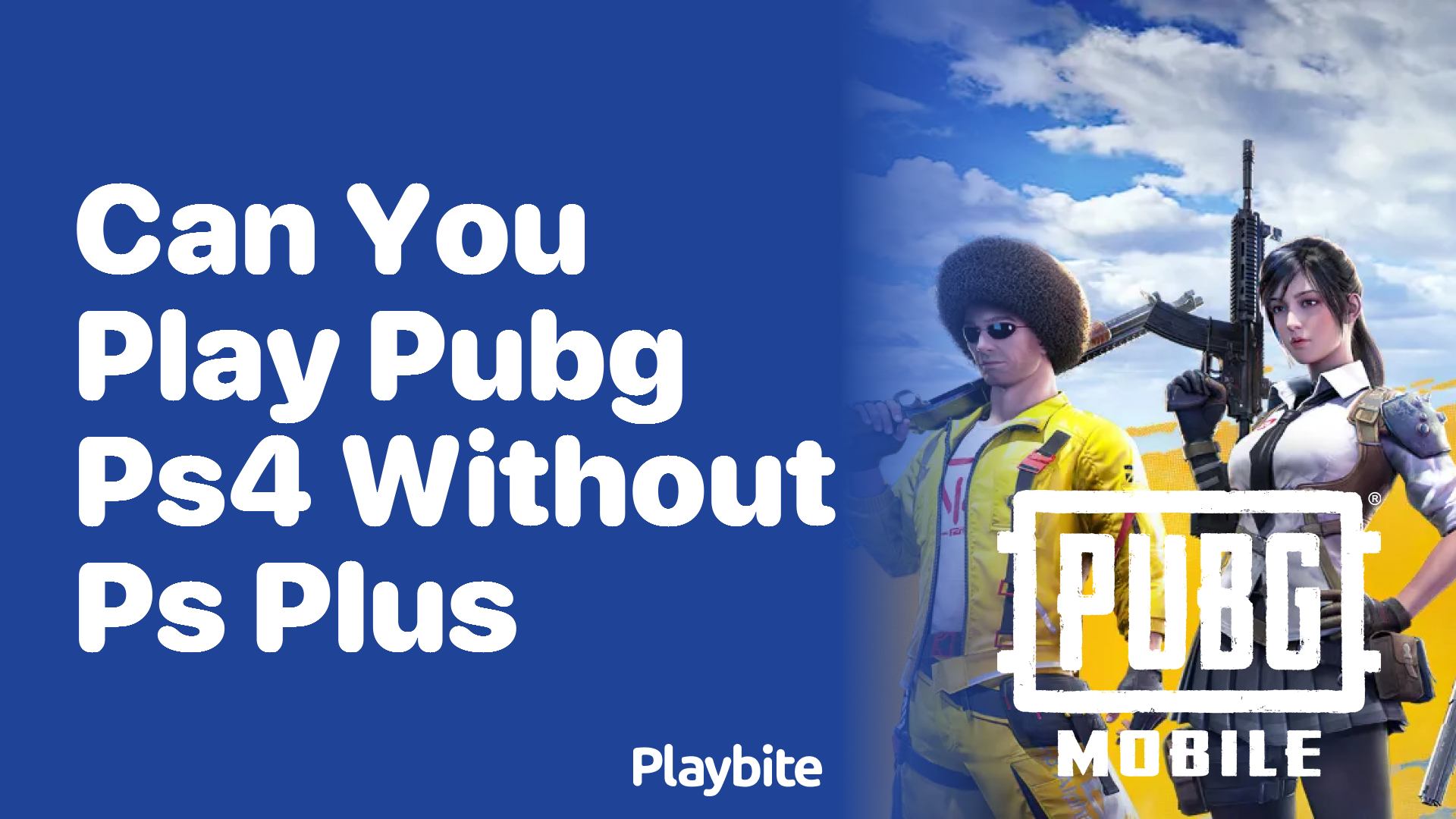 Can You Play PUBG on PS4 Without PS Plus?