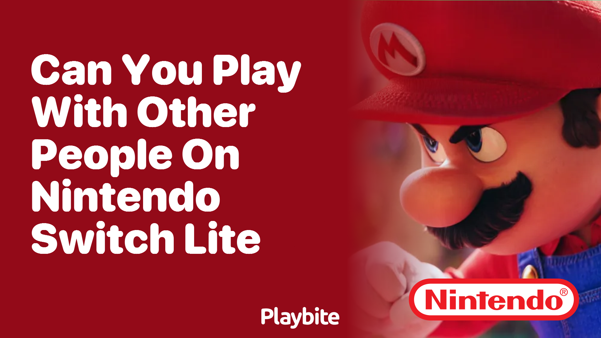 Can you play with best sale others on nintendo switch lite