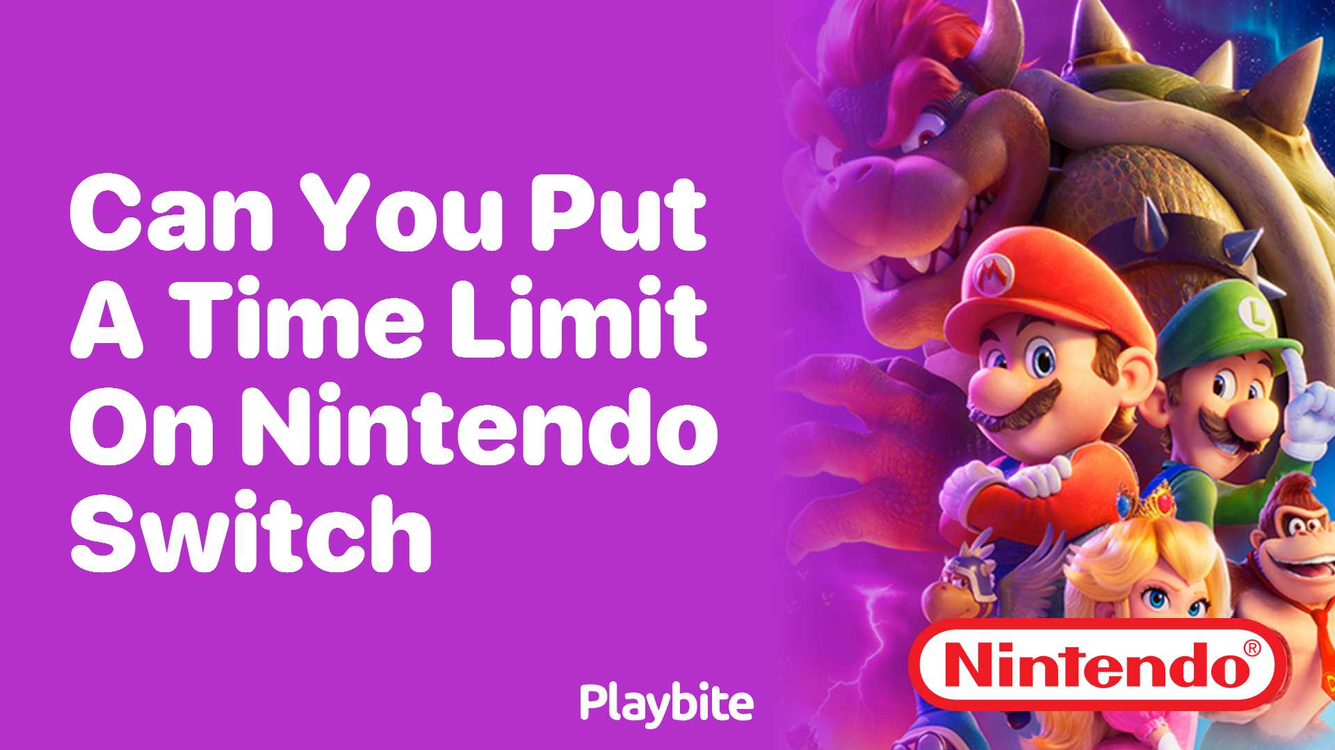 Can You Put a Time Limit on Nintendo Switch?