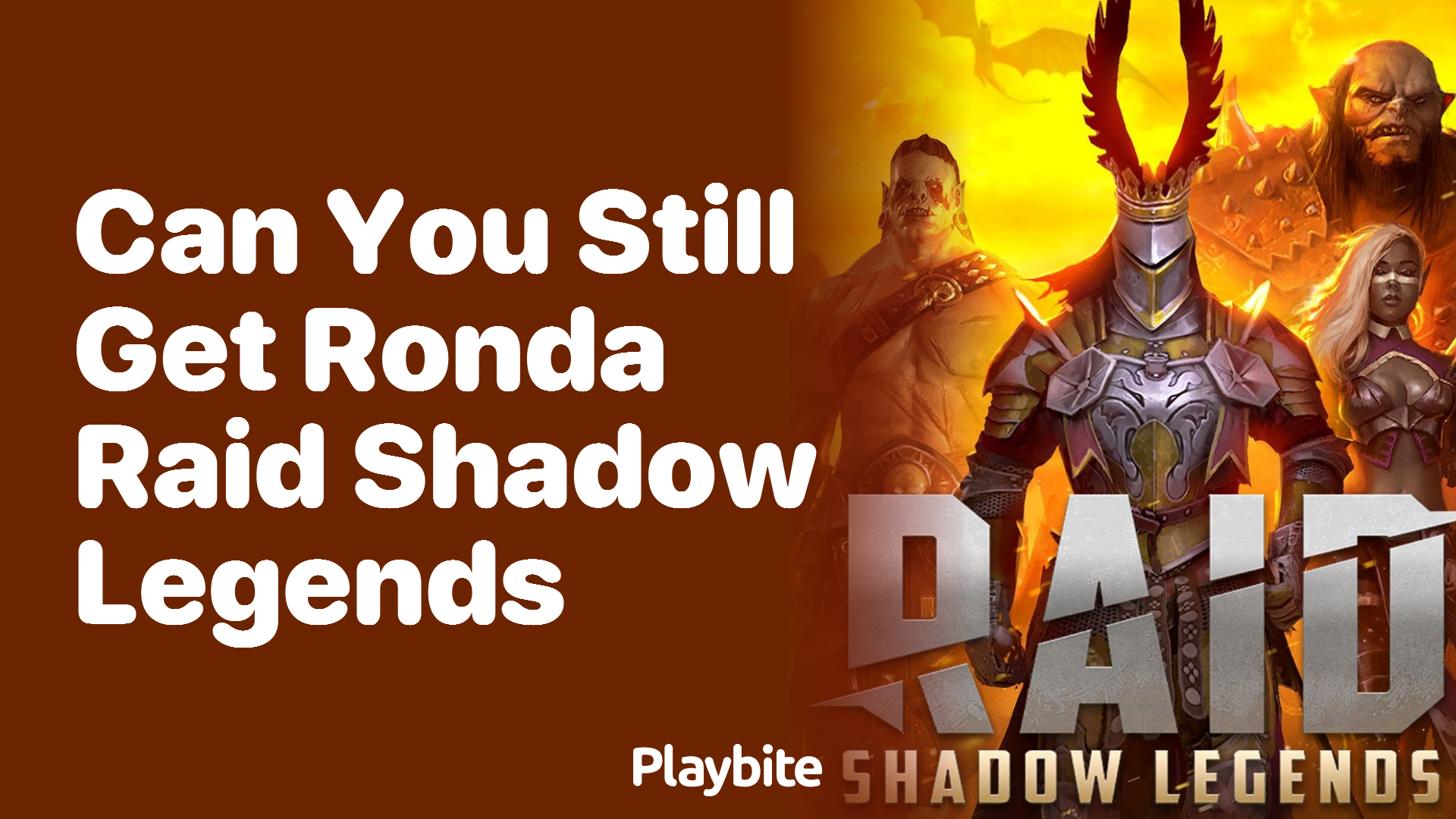 Can You Still Unlock Ronda in Raid Shadow Legends?