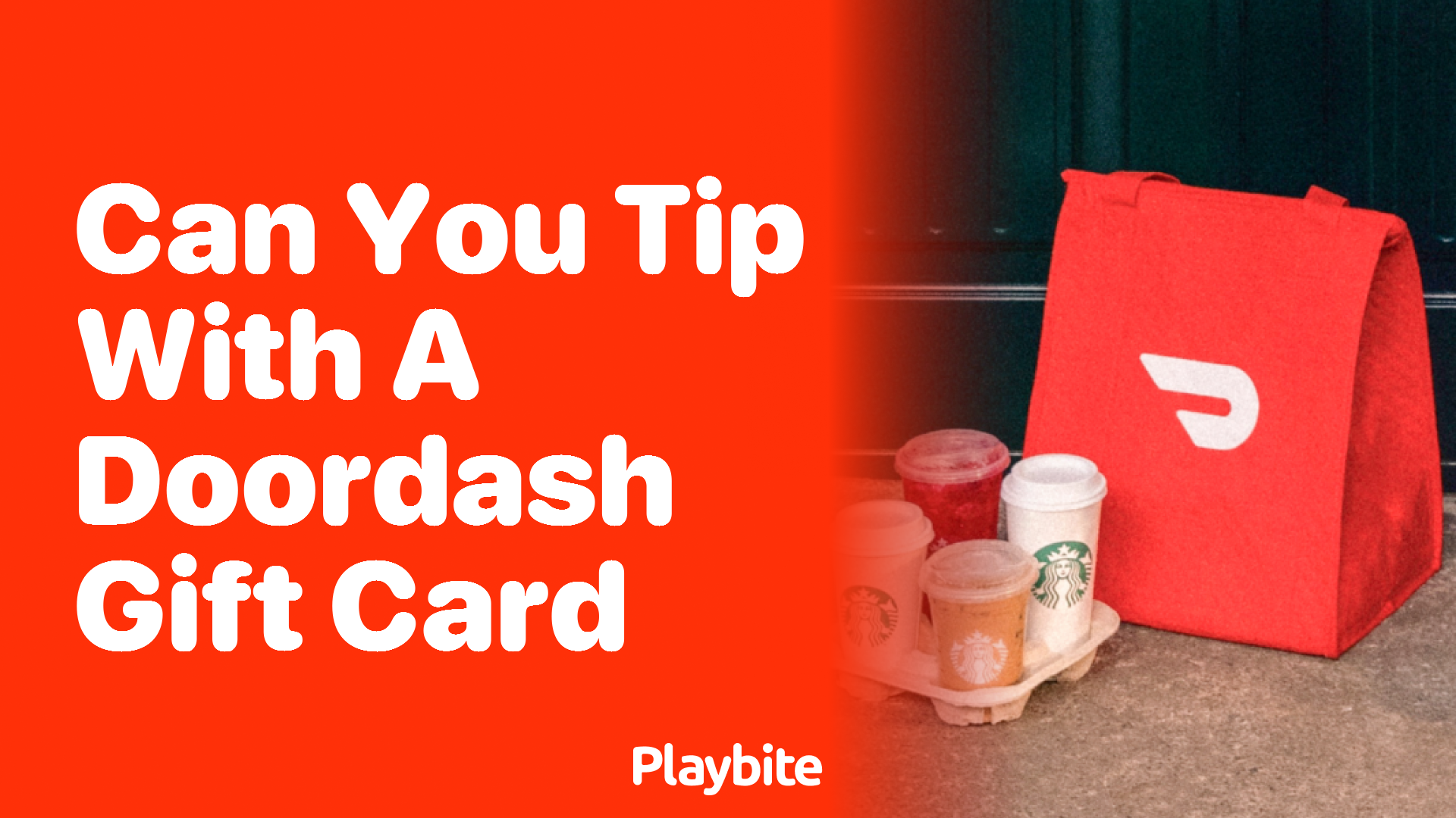 Can You Tip With a DoorDash Gift Card?