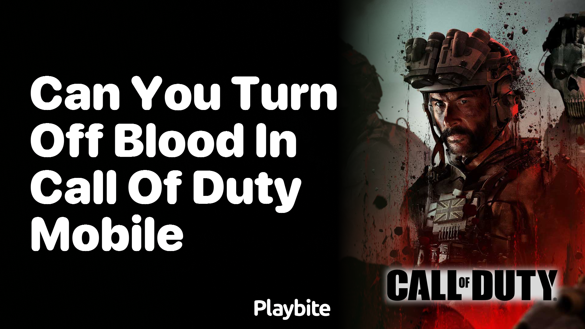 Can You Turn Off Blood in Call of Duty Mobile?