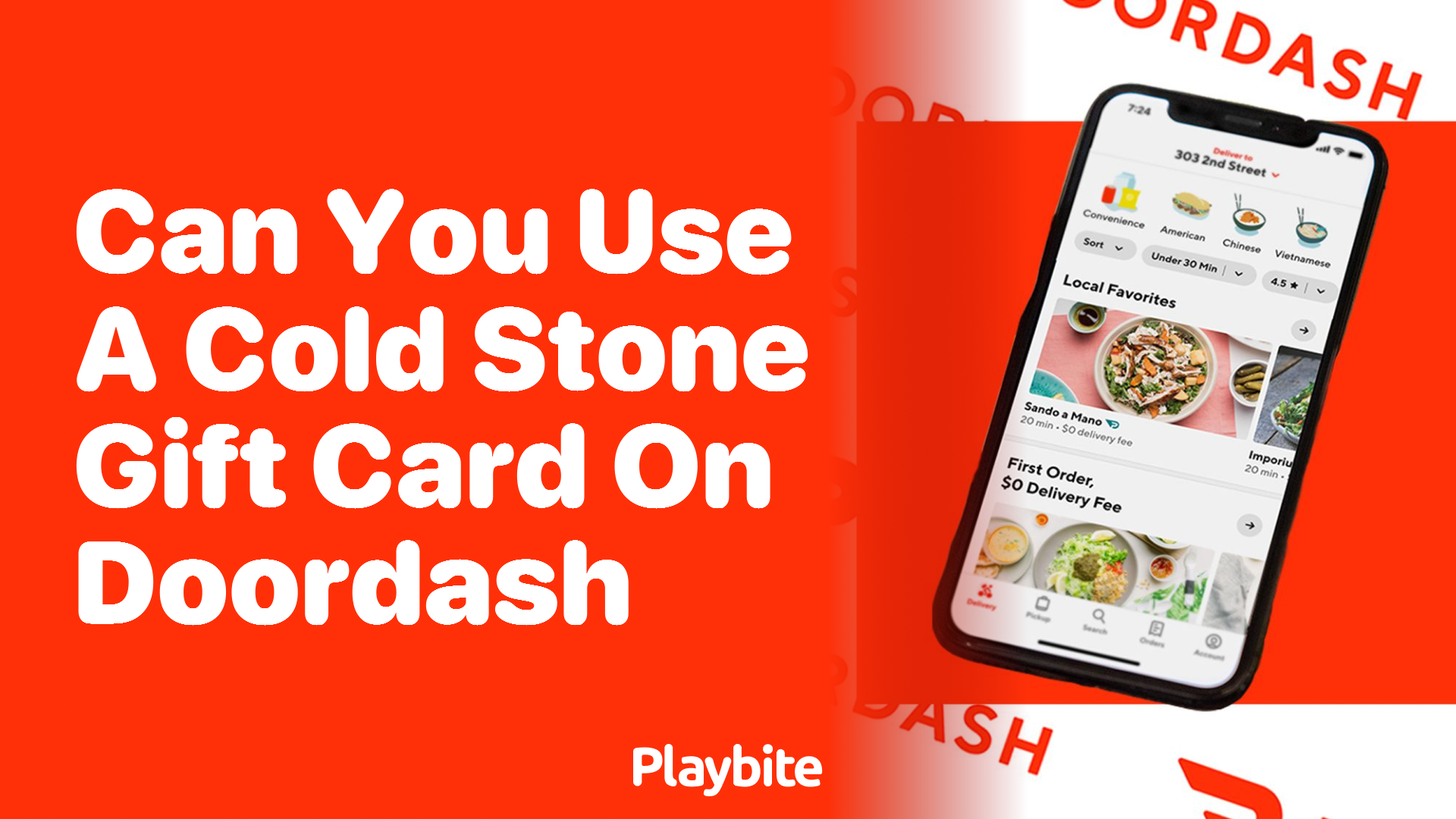 Can You Use a Cold Stone Gift Card on DoorDash?