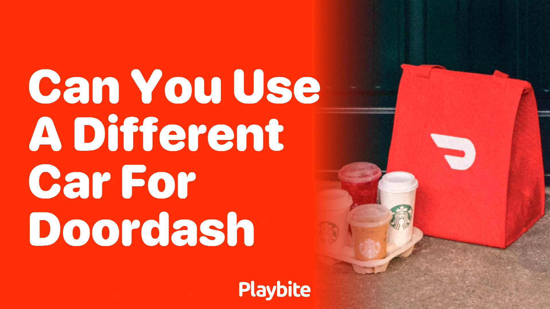 Can You Use a Different Car for DoorDash Deliveries?