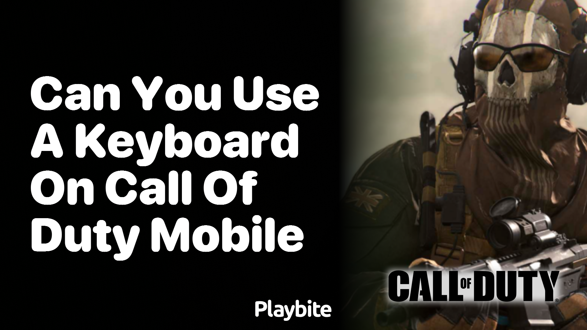 Can You Use a Keyboard on Call of Duty Mobile?