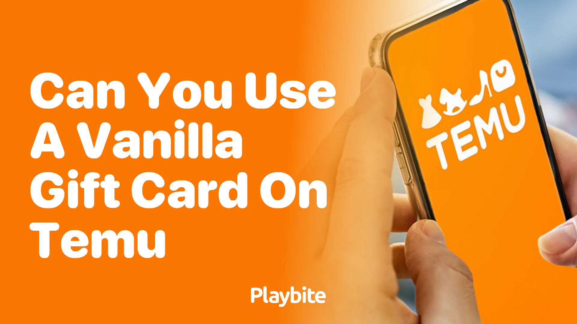 Can You Use a Vanilla Gift Card on Temu?