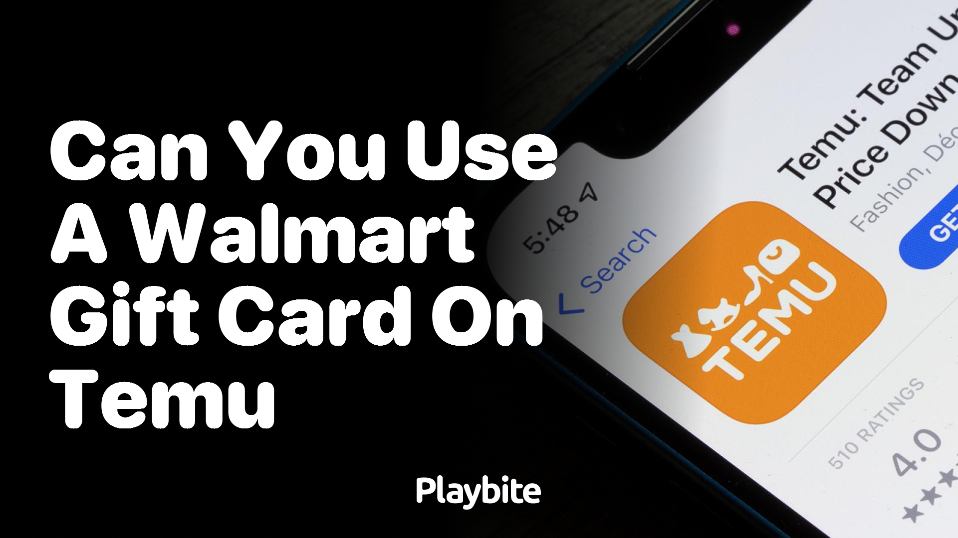 Can You Use a Walmart Gift Card on Temu?