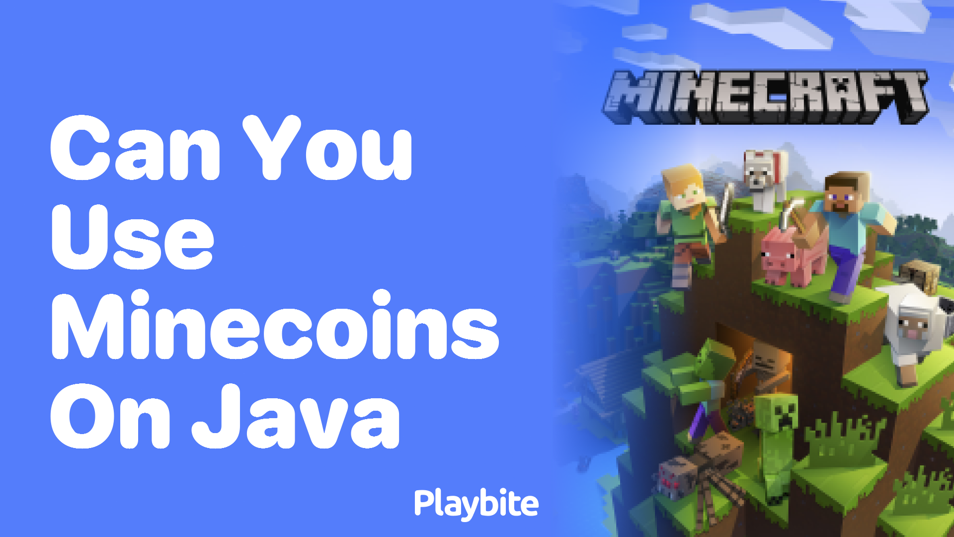 Can you use Minecoins on Minecraft Java Edition?