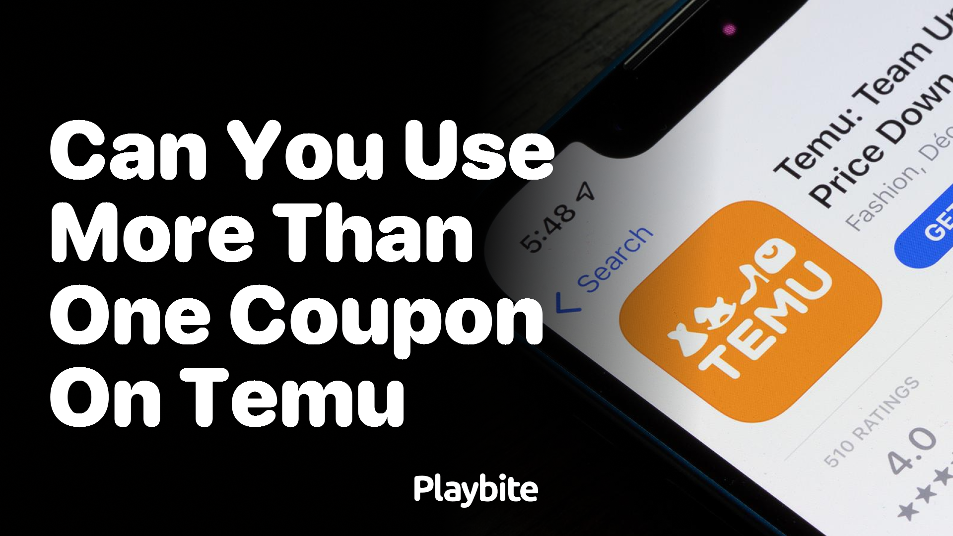 Can You Use More Than One Coupon on Temu?