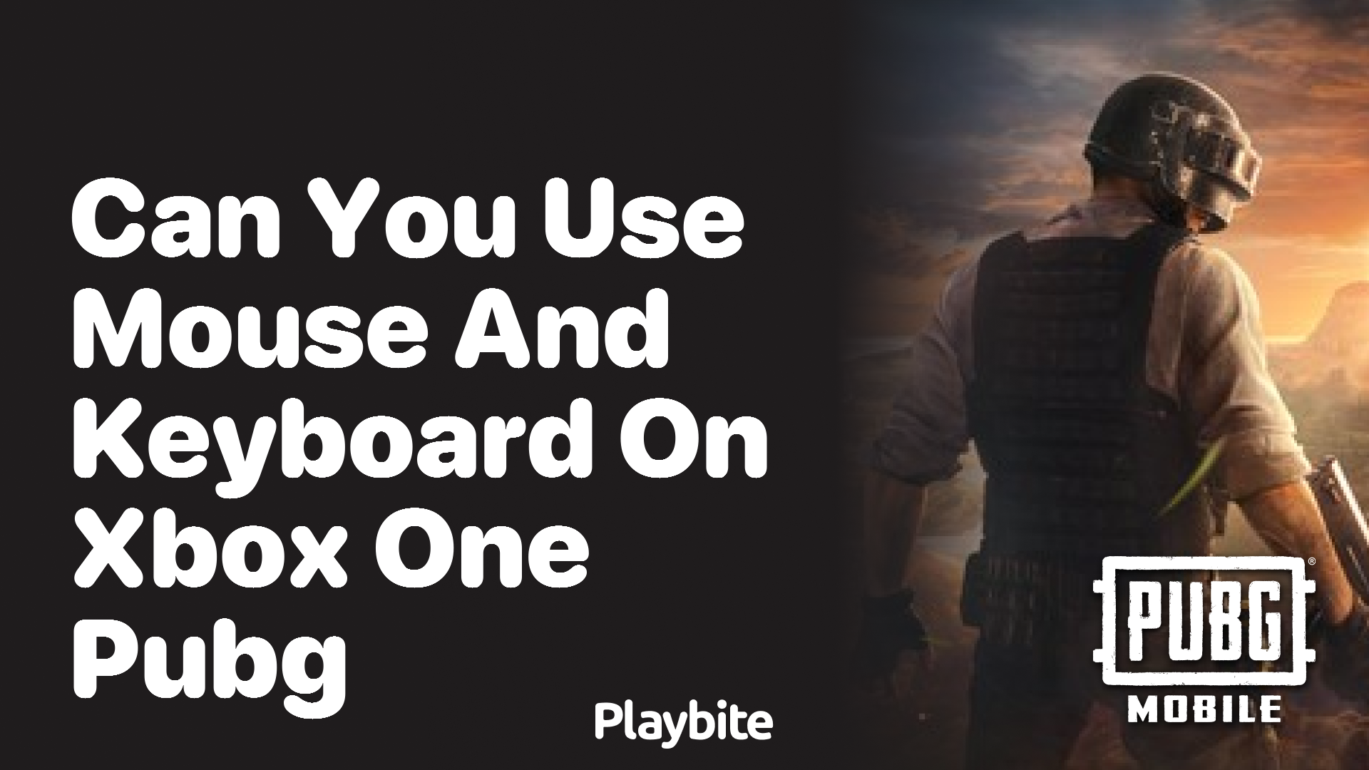 Can You Use Mouse and Keyboard on Xbox One PUBG?