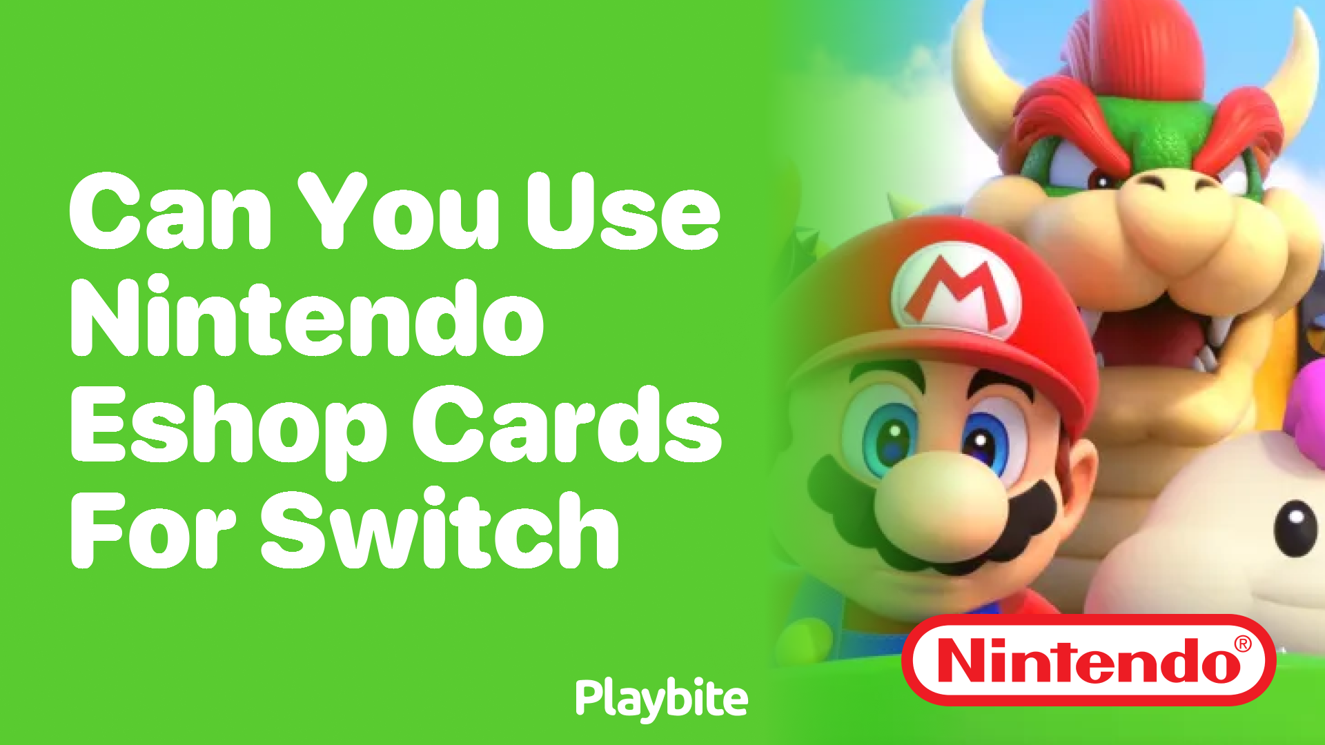 Can You Use Nintendo eShop Cards for Switch?