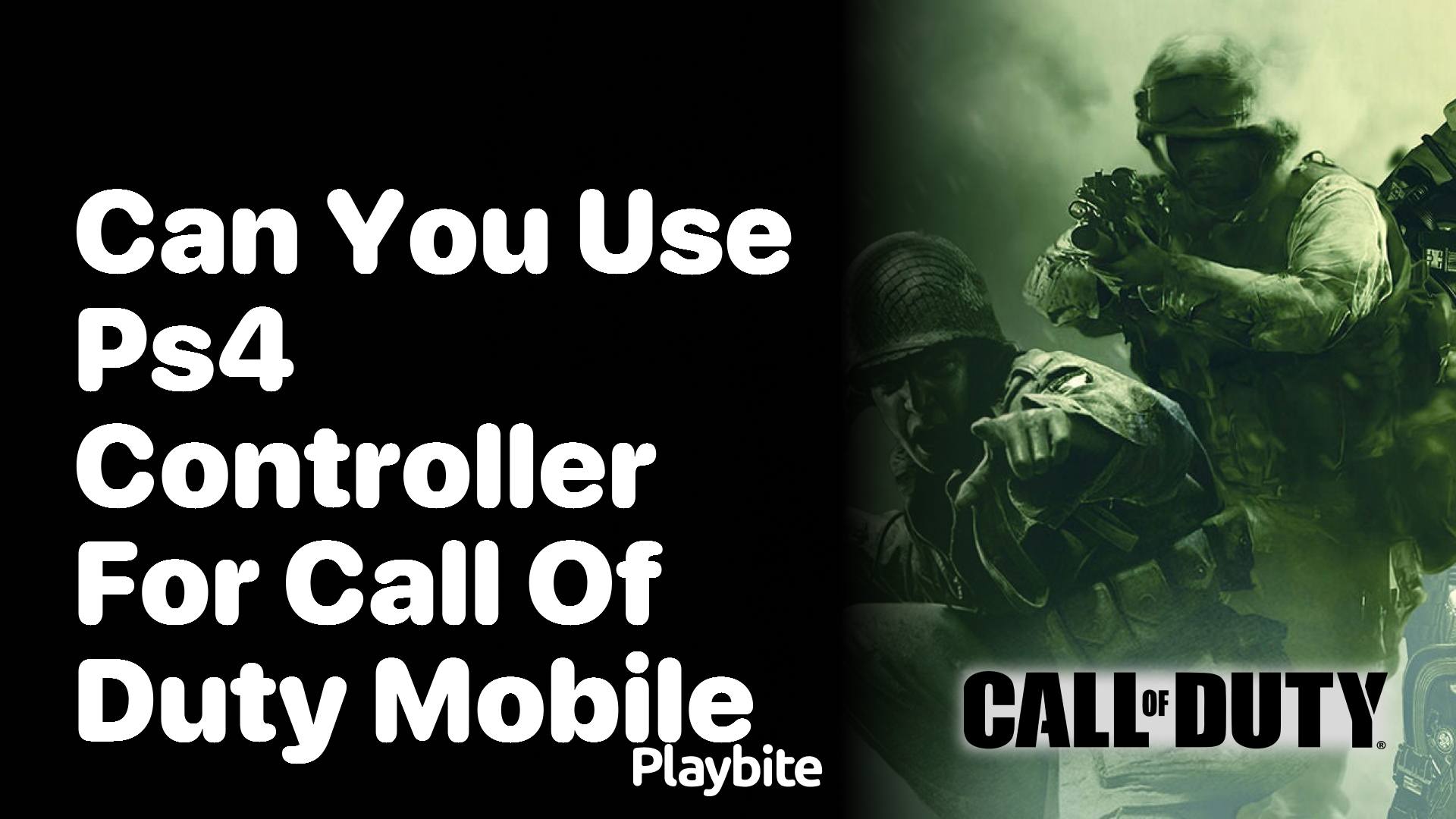 Can You Use a PS4 Controller for Call of Duty Mobile?