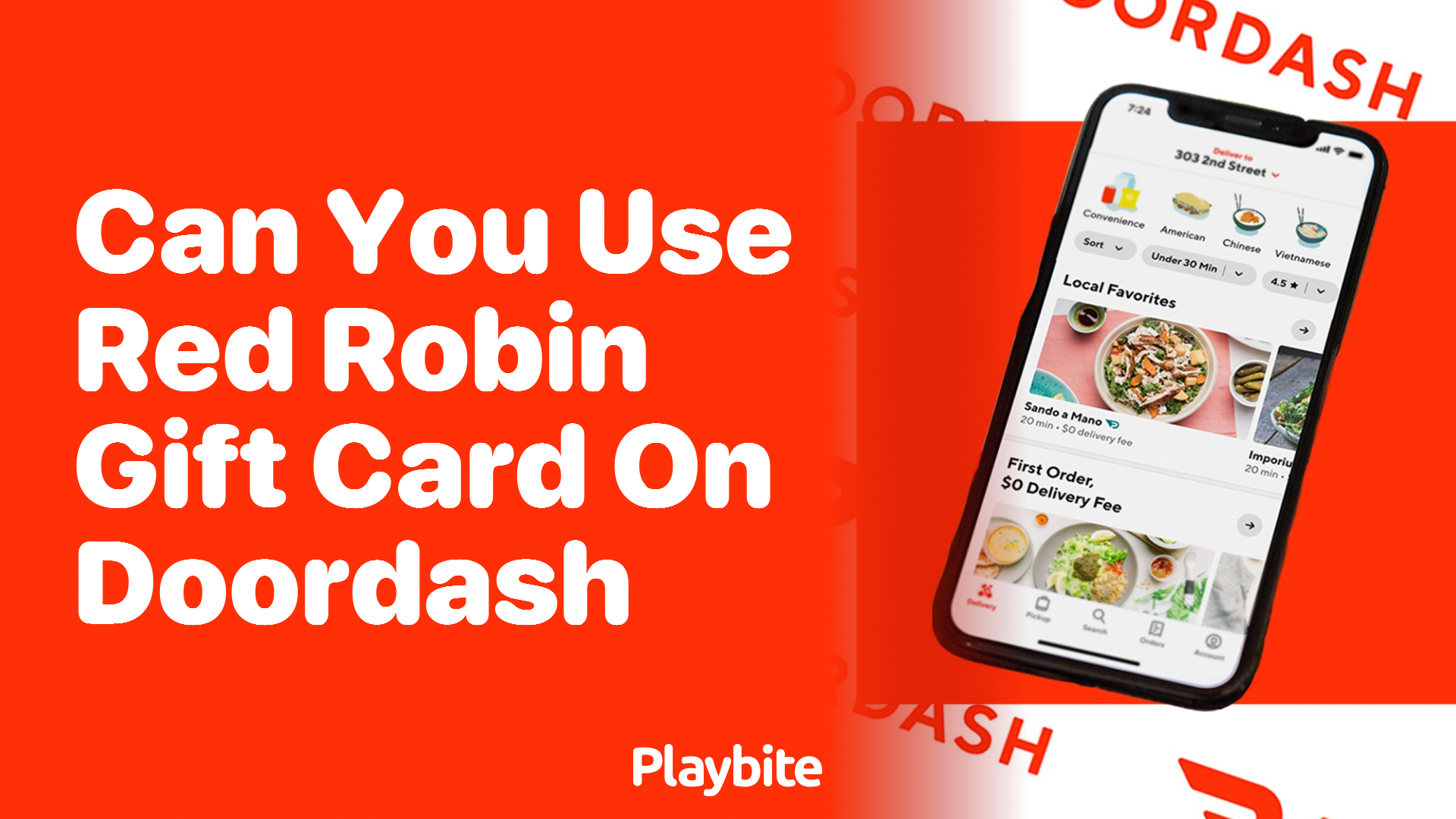 Can You Use a Red Robin Gift Card on DoorDash?