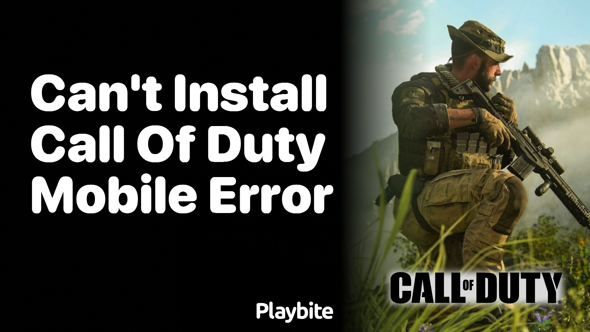 Can&#8217;t Install Call of Duty Mobile: How to Fix the Error