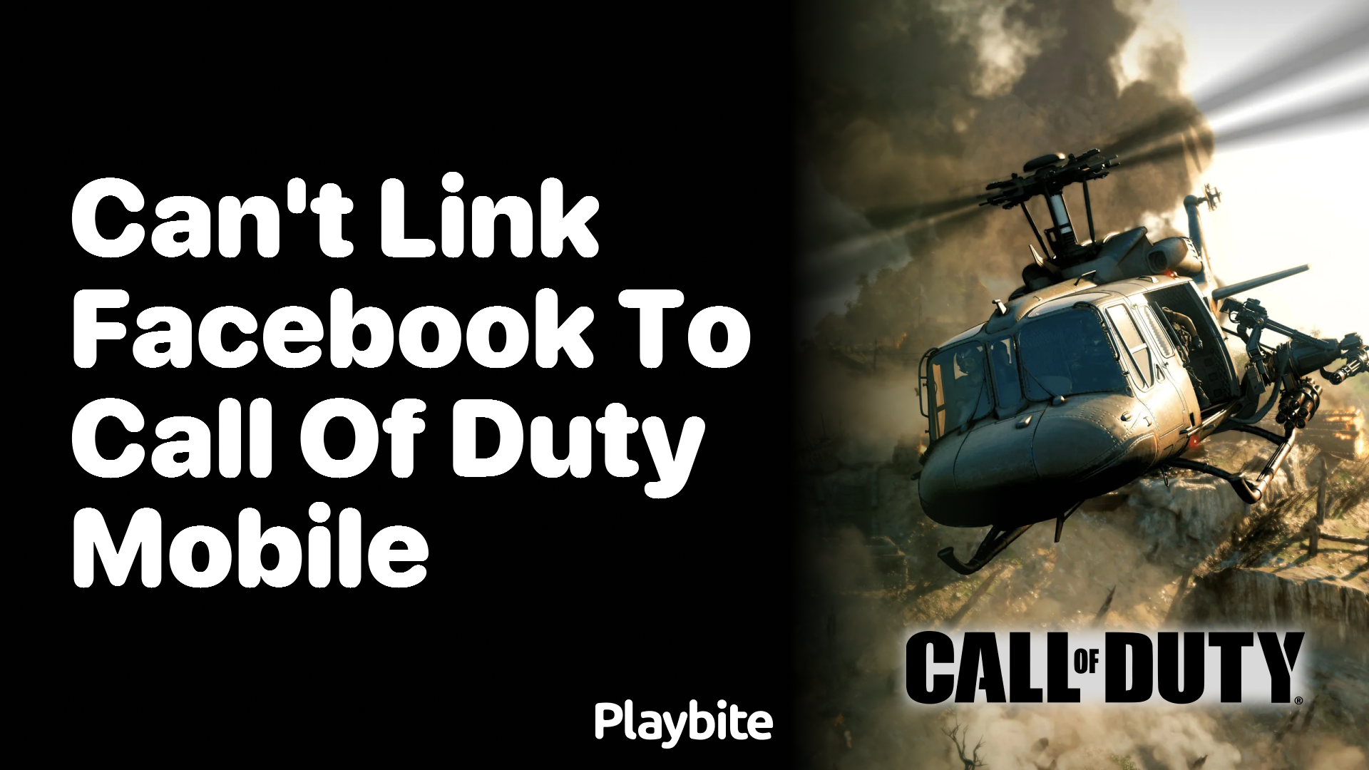 Can&#8217;t Link Facebook to Call of Duty Mobile? Here&#8217;s What To Do!