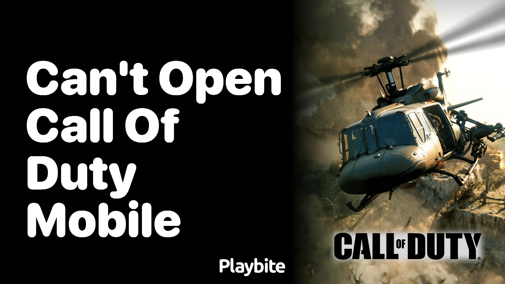 Can&#8217;t Open Call of Duty Mobile? Here&#8217;s What to Do!