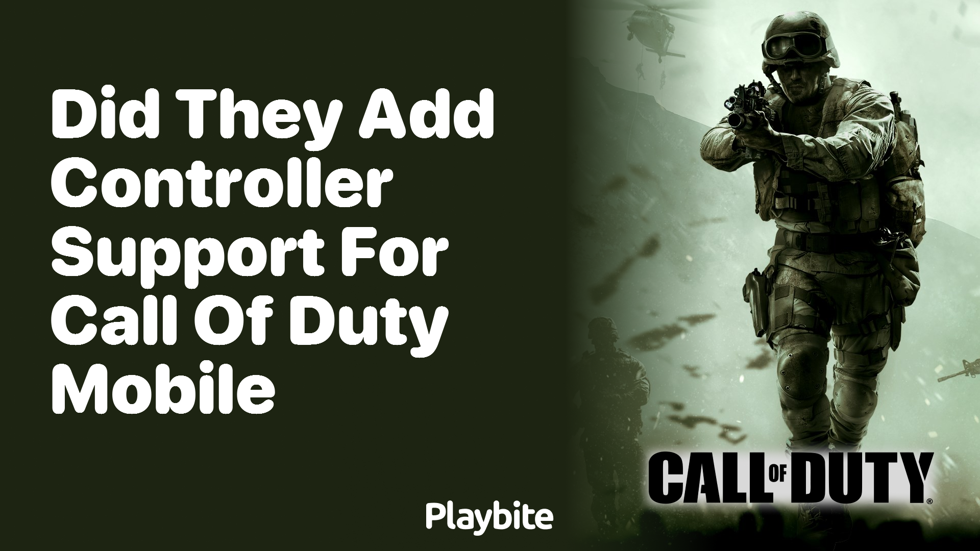 Did They Add Controller Support for Call of Duty Mobile?