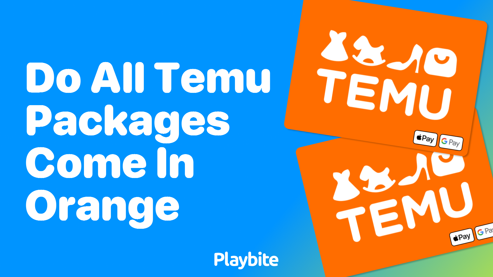 Do All Temu Packages Come in Orange?