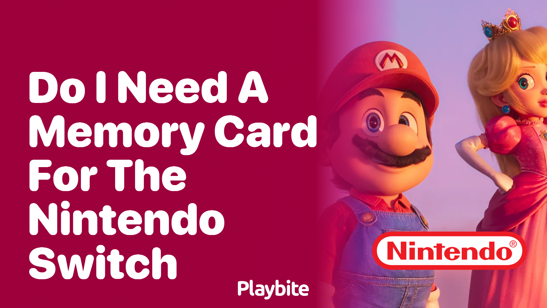 Do you need a deals memory card for switch