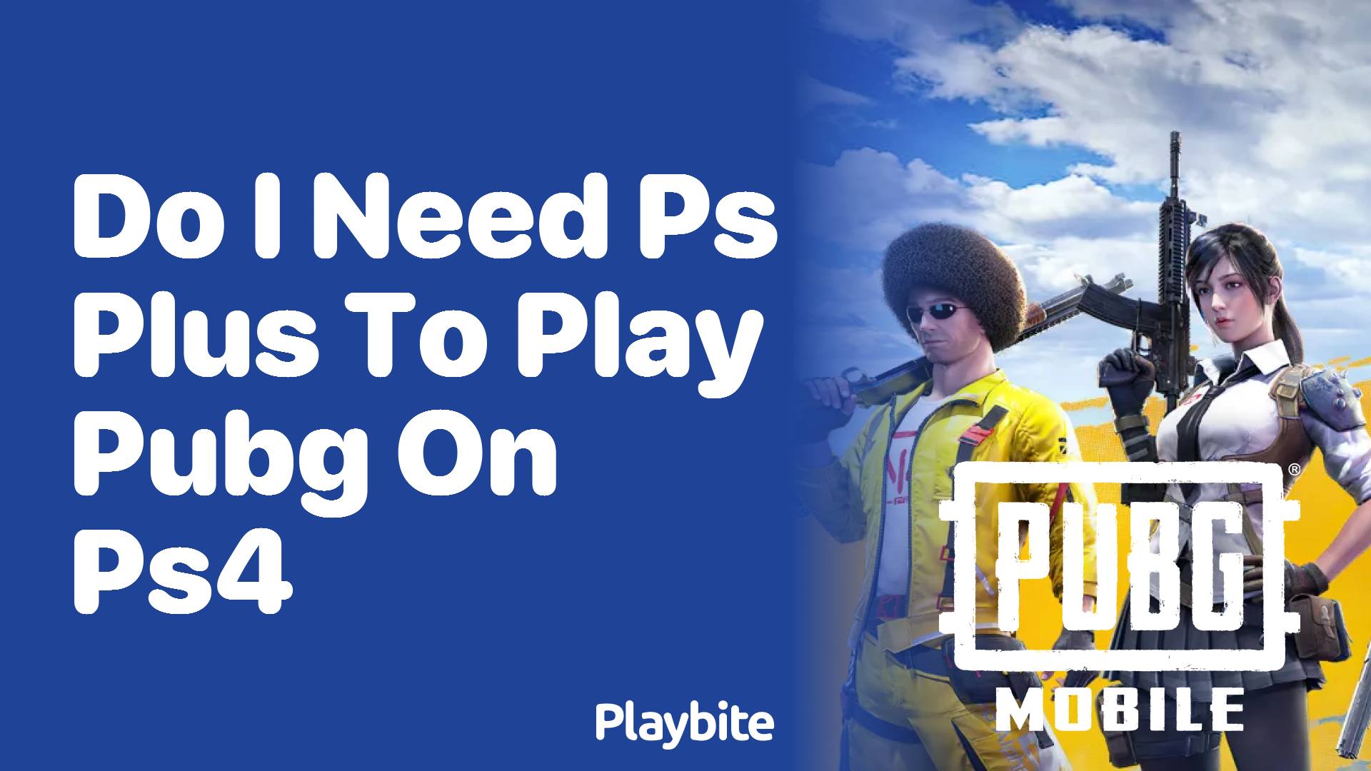 Do I Need PS Plus to Play PUBG on PS4?