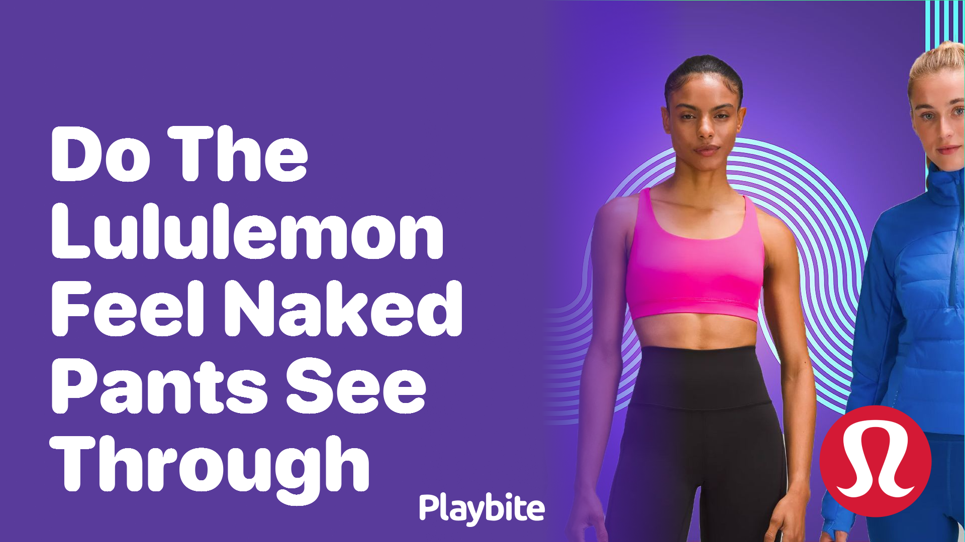 Lululemon See Through Yoga Pants