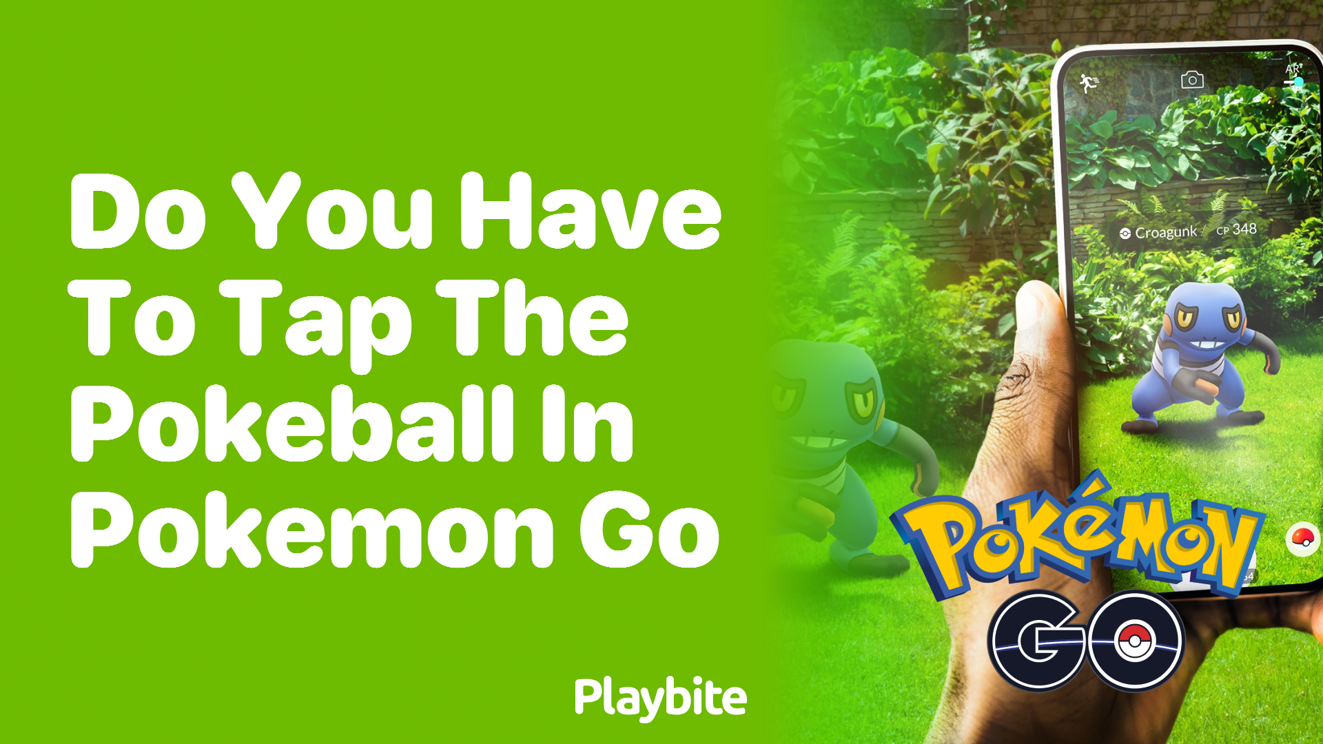 Do You Have to Tap the Pokeball in Pokemon GO?