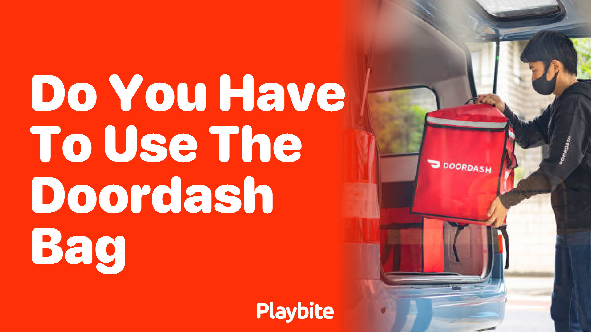 Do You Have to Use the DoorDash Bag for Deliveries?