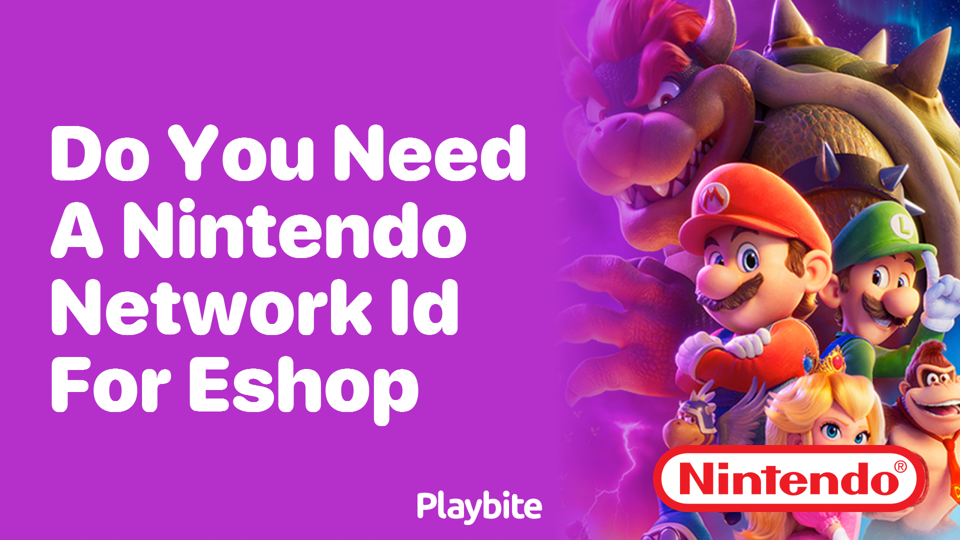 Do You Need a Nintendo Network ID for eShop?