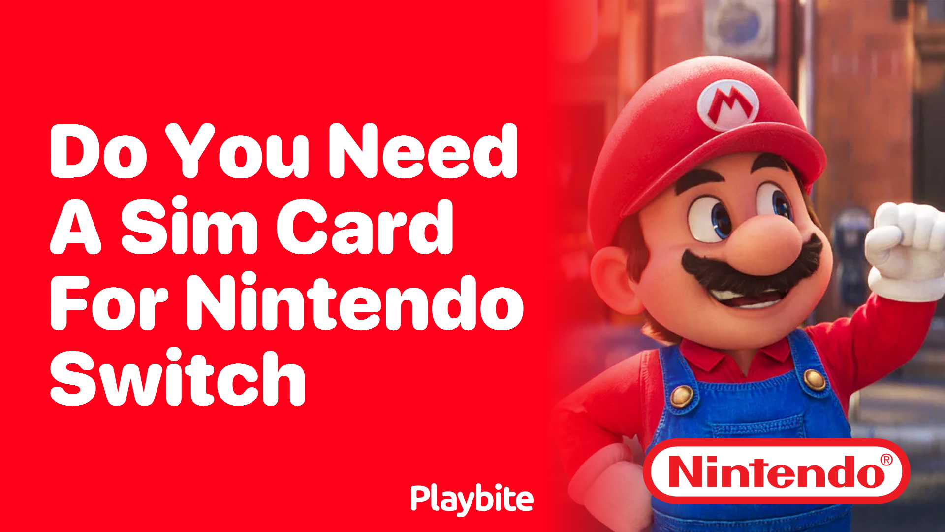 Do You Need a SIM Card for Nintendo Switch Playbite